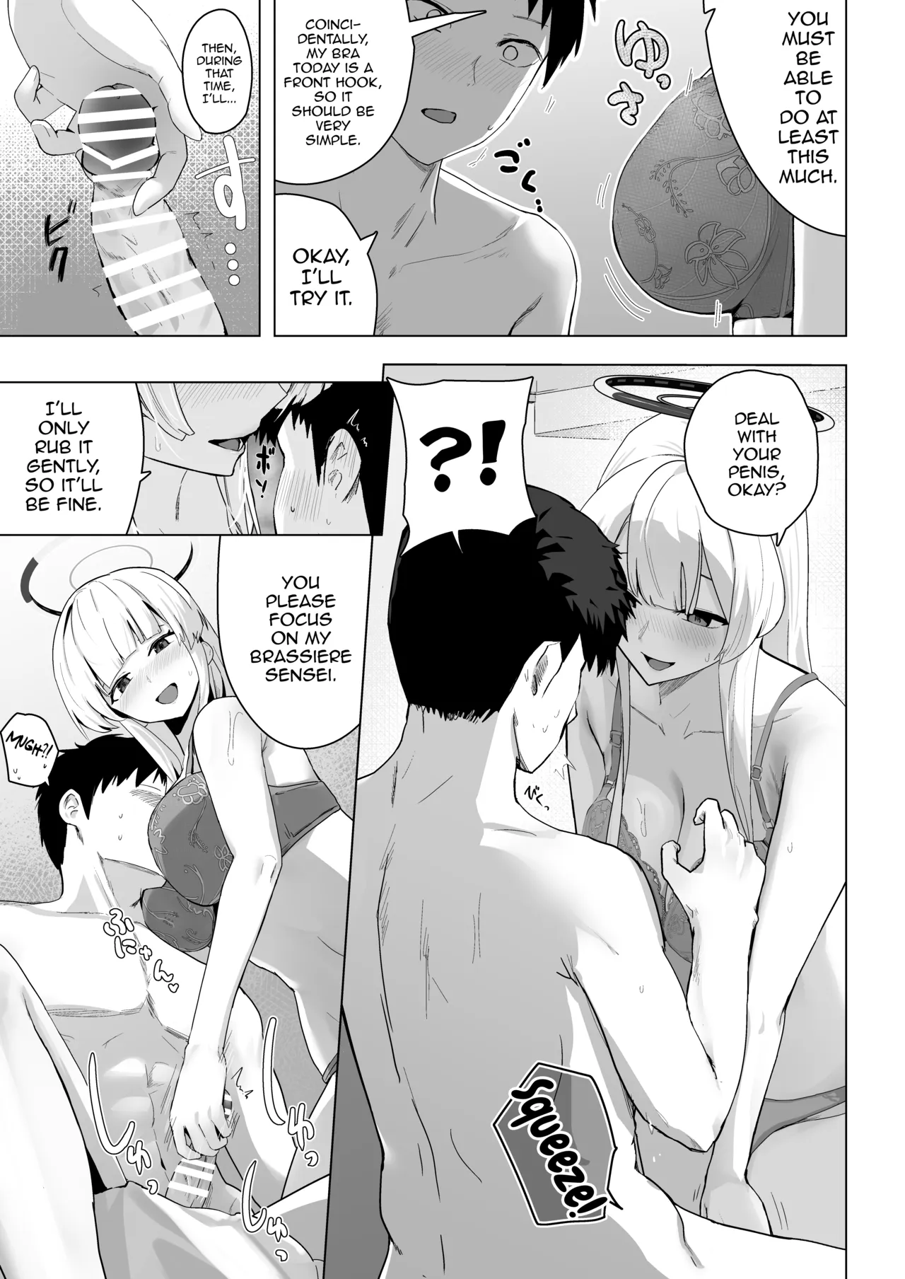 [Futo Fukutsu (Oza)]Soushi Souai Seito-tachi ni Ippouteki ni Shiboritorarechau Hon 2 | A Book About Being Drained One-sidedly by Students in Mutual Love 2(Blue Archive) [English] [mysterymeat3] [Digital] Page 20