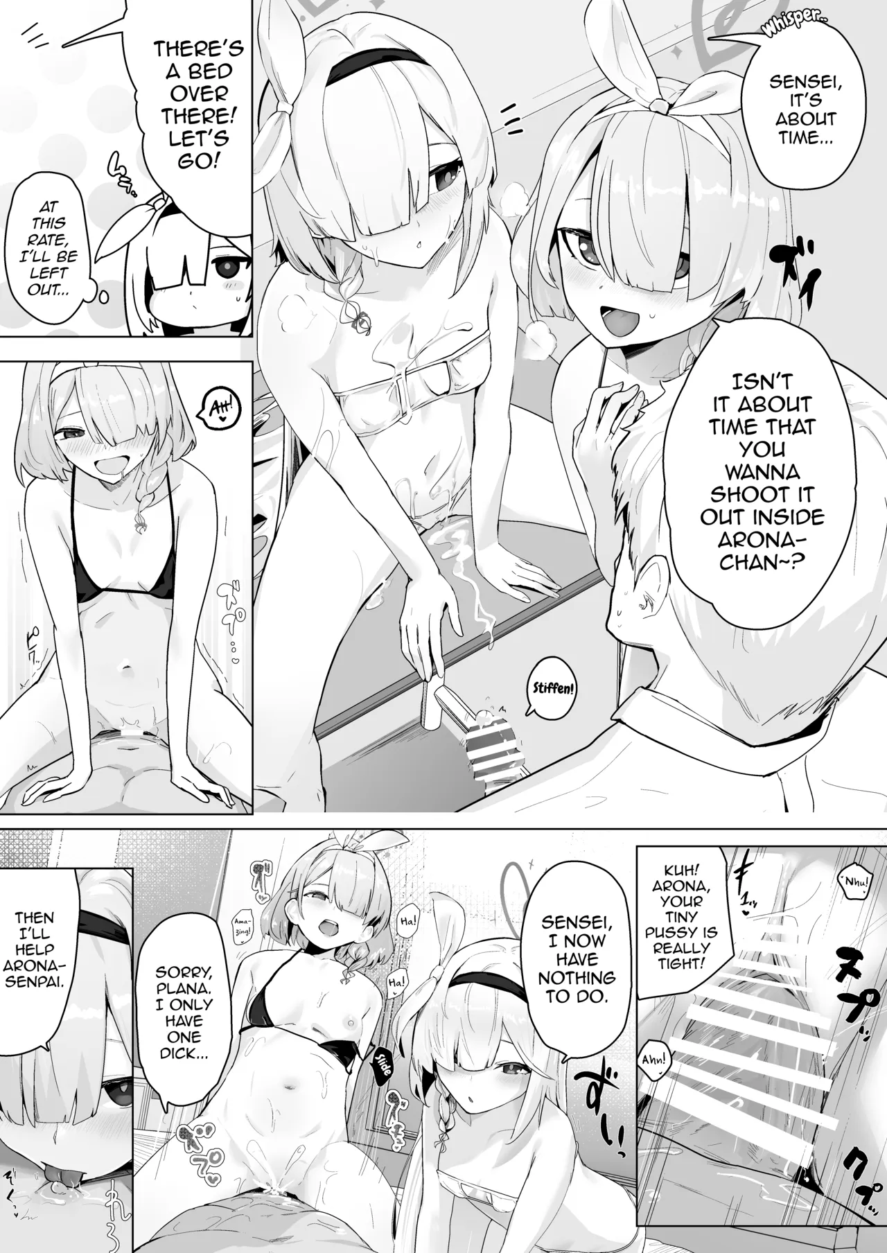 [Futo Fukutsu (Oza)]Soushi Souai Seito-tachi ni Ippouteki ni Shiboritorarechau Hon 2 | A Book About Being Drained One-sidedly by Students in Mutual Love 2(Blue Archive) [English] [mysterymeat3] [Digital] Page 6