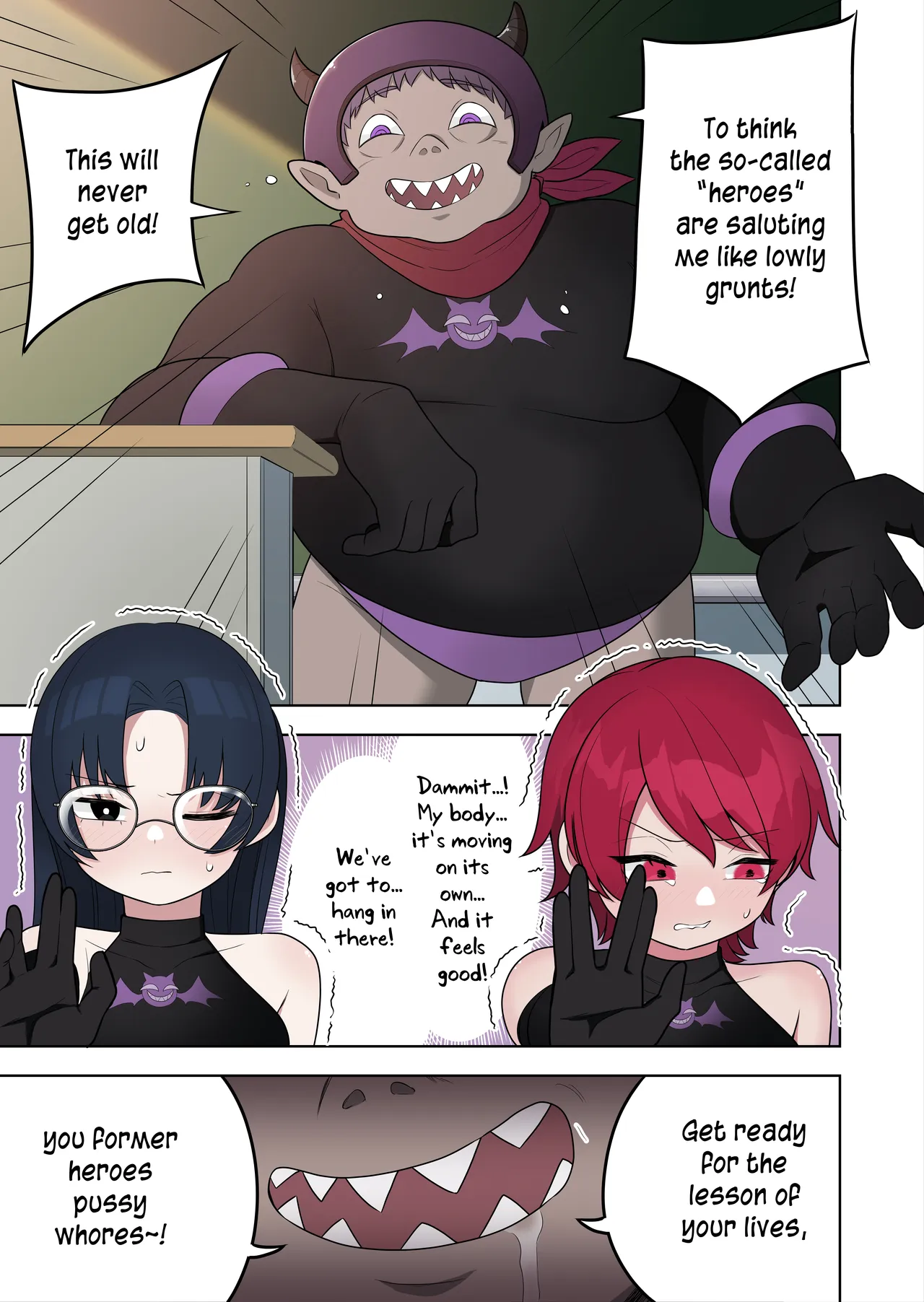 [Zakuro Saihou-ten (Ahoge Kinoko)]Bugi Bugi Zako Mesu Kyouiku ~Kasou Sekai de TS Sentouin-ka Choukyou~[English] [MMAG Translations] Page 3