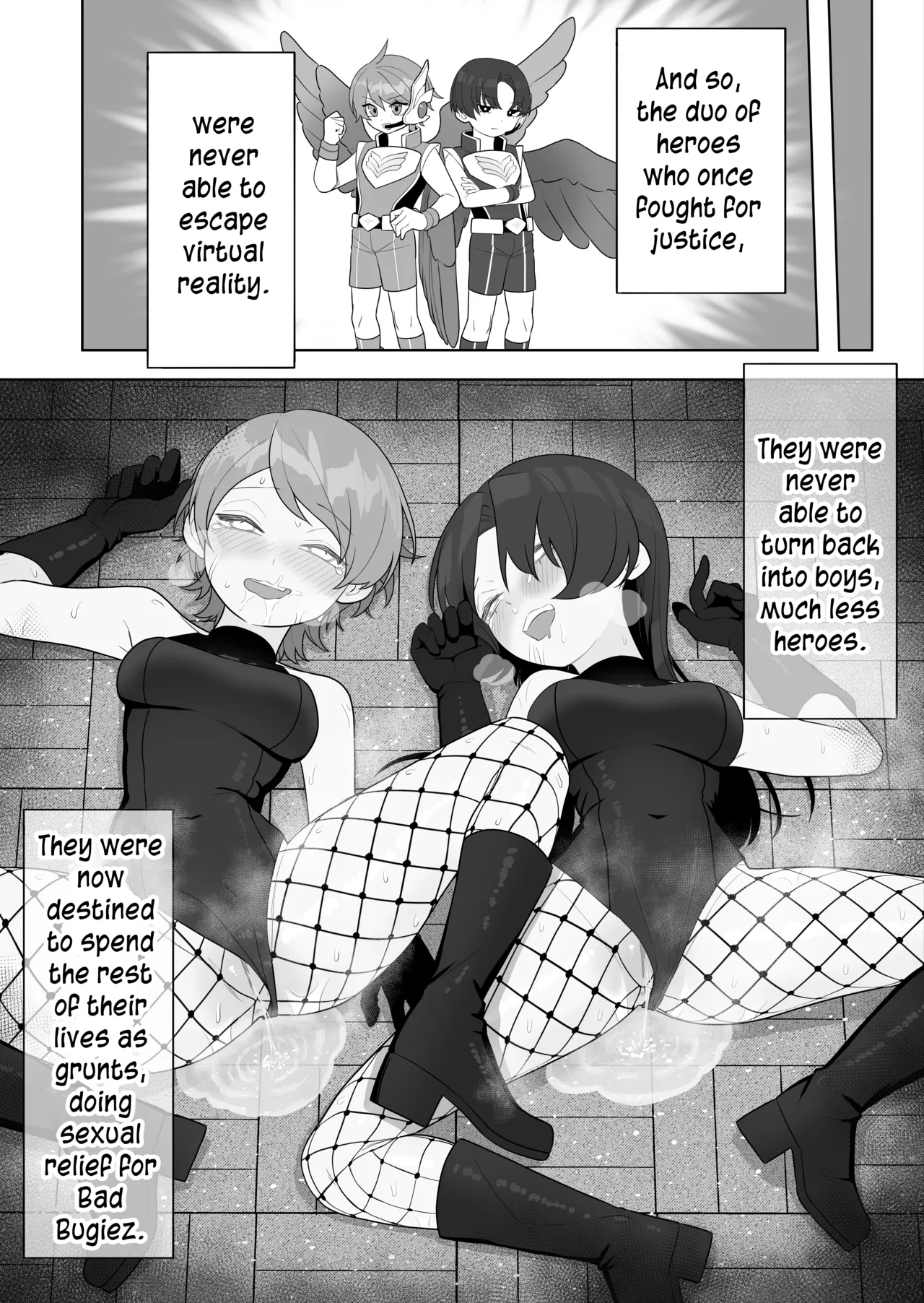 [Zakuro Saihou-ten (Ahoge Kinoko)]Bugi Bugi Zako Mesu Kyouiku ~Kasou Sekai de TS Sentouin-ka Choukyou~[English] [MMAG Translations] Page 32