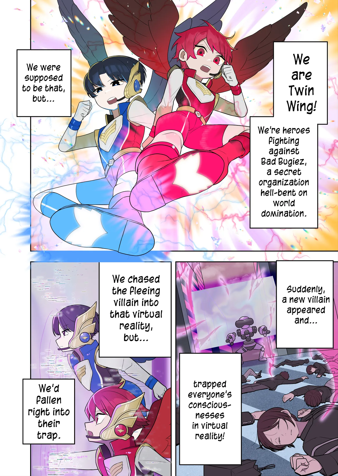 [Zakuro Saihou-ten (Ahoge Kinoko)]Bugi Bugi Zako Mesu Kyouiku ~Kasou Sekai de TS Sentouin-ka Choukyou~[English] [MMAG Translations] Page 4