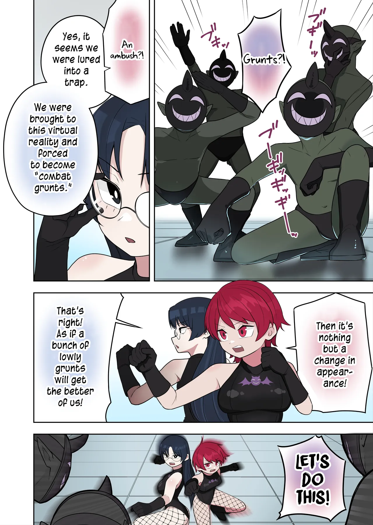 [Zakuro Saihou-ten (Ahoge Kinoko)]Bugi Bugi Zako Mesu Kyouiku ~Kasou Sekai de TS Sentouin-ka Choukyou~[English] [MMAG Translations] Page 6