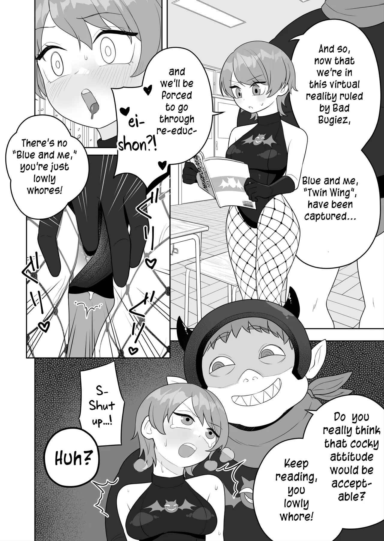[Zakuro Saihou-ten (Ahoge Kinoko)]Bugi Bugi Zako Mesu Kyouiku ~Kasou Sekai de TS Sentouin-ka Choukyou~[English] [MMAG Translations] Page 8