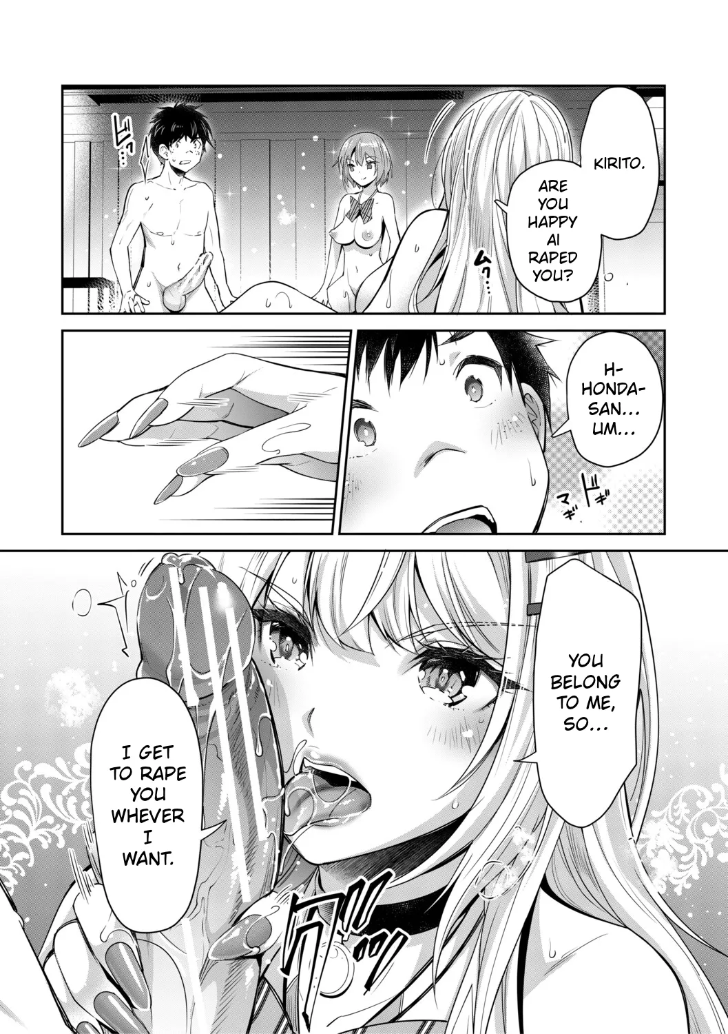 [Sawajiri Merou]Gal wa Gyaku Rape o Yamerarenai! | You Can't Escape a Gyaru's Reverse-Rape![English] [Tokutei TL] [Digital] Page 136