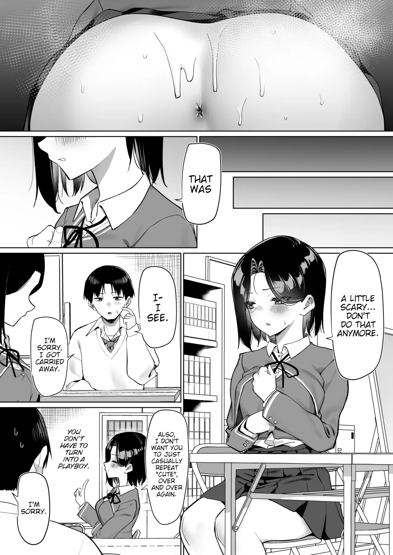 [MM]Yuutousei ni Onanie o Miseru Hanashi | A Story About Showing My Masturbation To An Honor Student [Ongoing].[English] [Poranya] Page 254