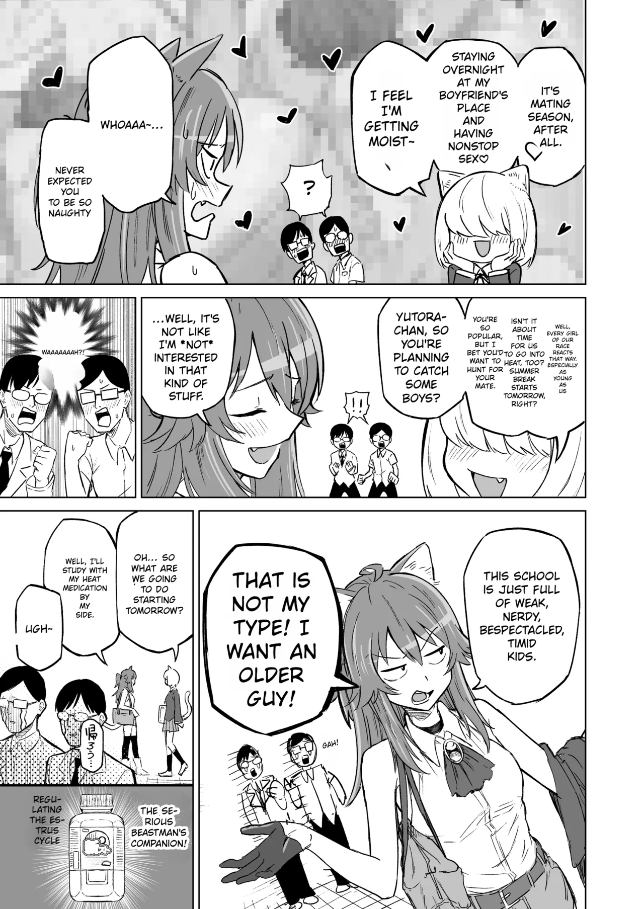 [Nonogishi Park (Nonogishi)]Hatsujouki dakara tte Kirai na Ossan ni Ochiru wake...! | Just because it's mating season doesn't mean I'm going to fall in love with some old man I hate...![English] [Rewrite] [Digital] Page 8