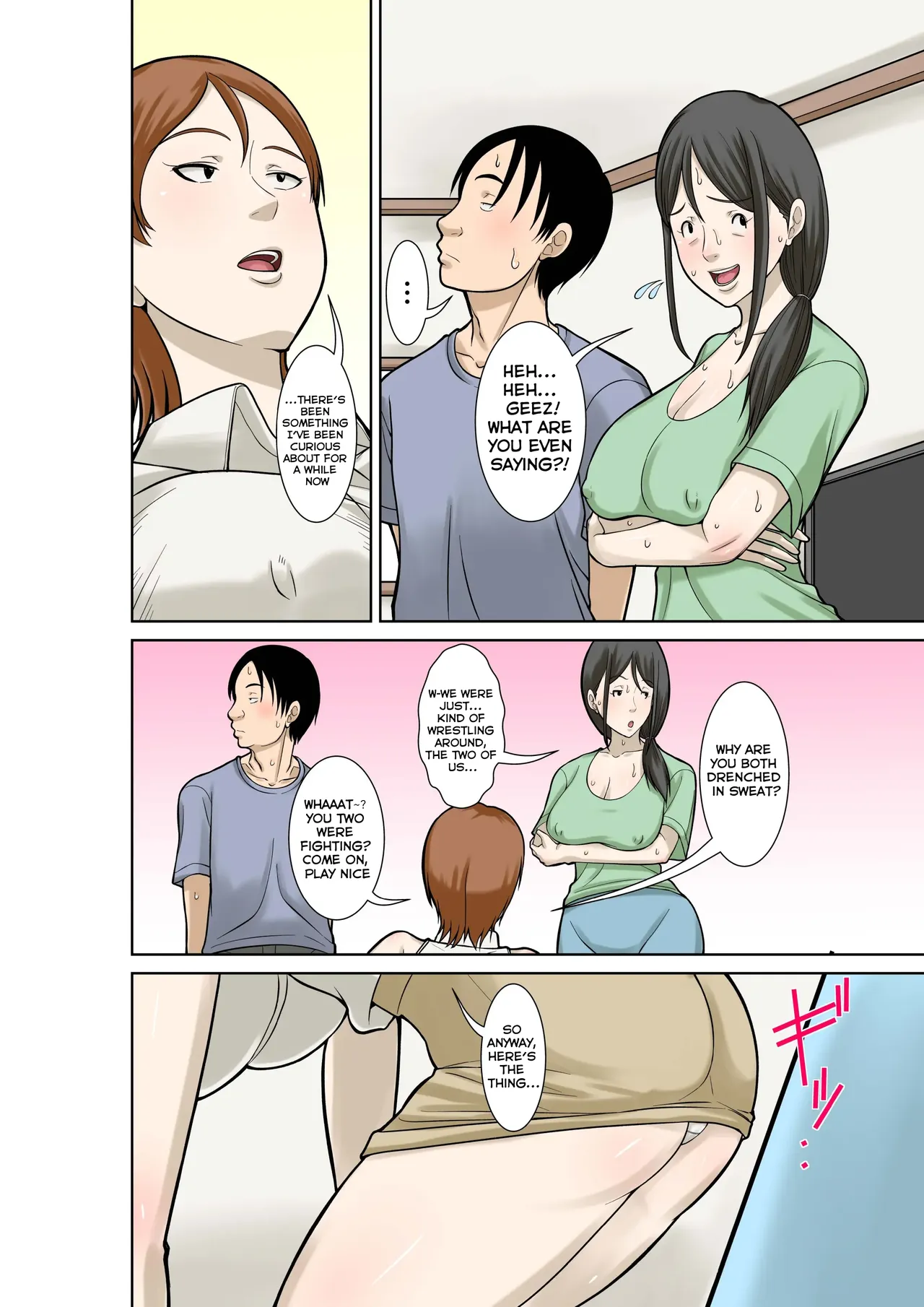 [Hoyoyodou]Okaa-san ga Kossetsu Shita no de Musuko no Ore ga Kaigo Suru! | Since my mom broke both her hands, it’s my duty to take care of her. Episode 3[English] Page 4