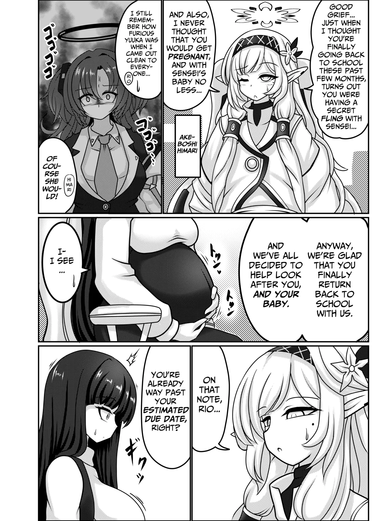 [Bouzen Meiden R (Anago)]Rio "Ringetsu" | Rio, Full-Term Pregnancy(Blue Archive) [English] [DeppoTL] [Digital] Page 3