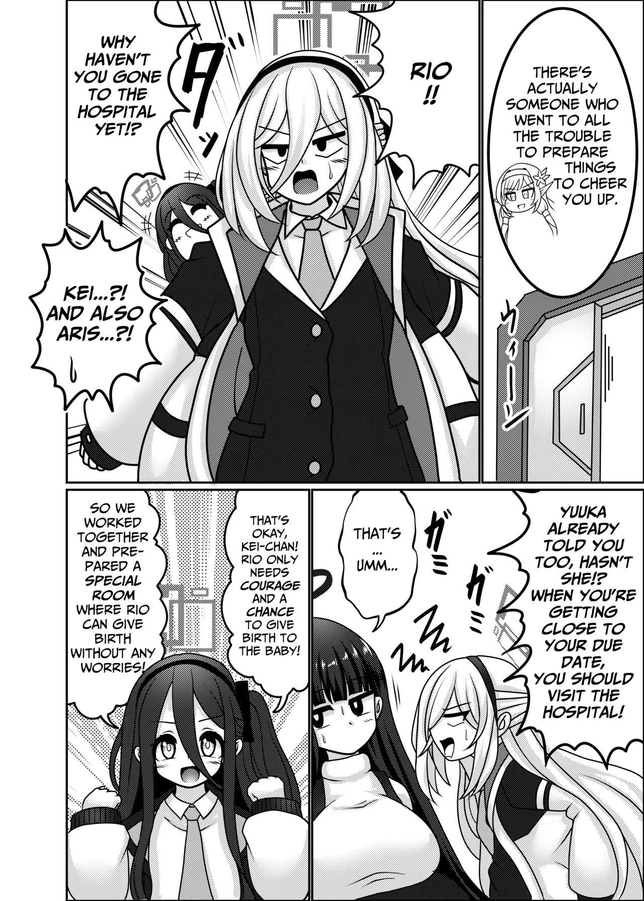 [Bouzen Meiden R (Anago)]Rio "Ringetsu" | Rio, Full-Term Pregnancy(Blue Archive) [English] [DeppoTL] [Digital] Page 5
