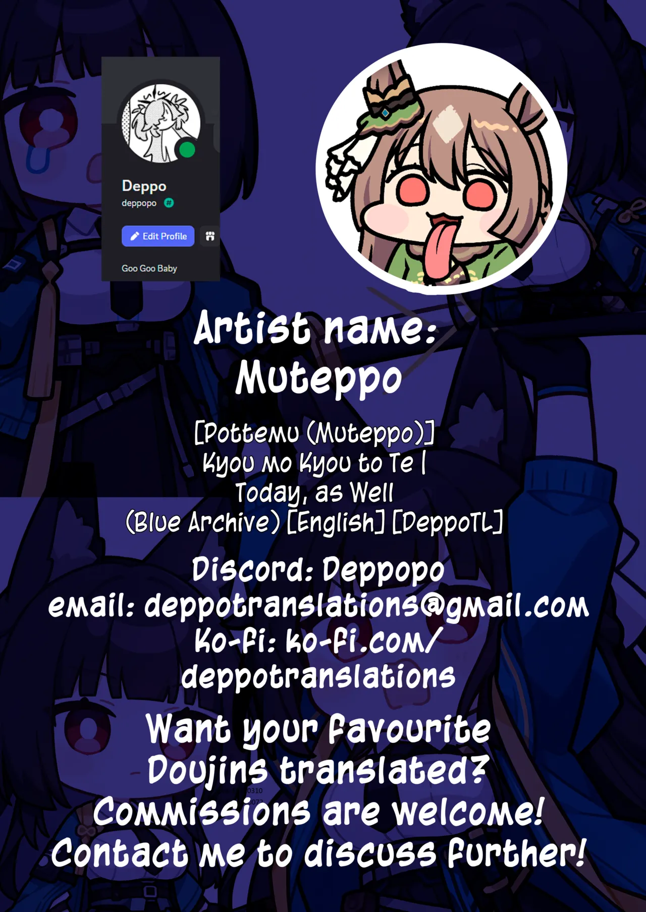 [Pottemu (Muteppo)]Kyou mo Kyou to te | Today, as Well(Blue Archive) [English] [DeppoTL] [Digital] Page 17