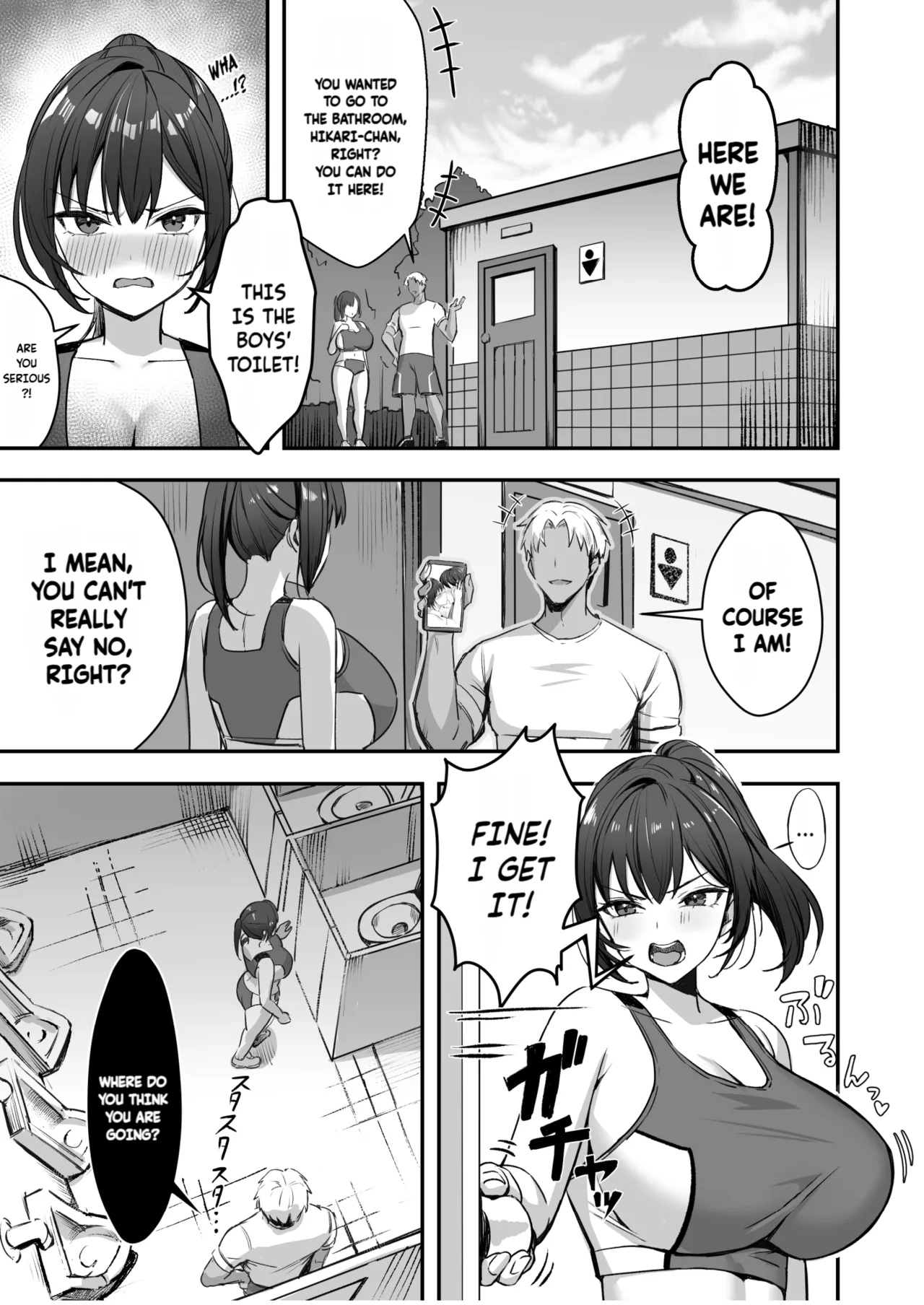 [Azarashi no Otoshimono (Marumai)]Bakunyuu na Rikujoubu no Kanojo, Senpai ni wa Sakaraemasen | The Track and Field Girl with the Huge Boobs Can't Disobey Her Senpai![English] [Decensored] Page 10