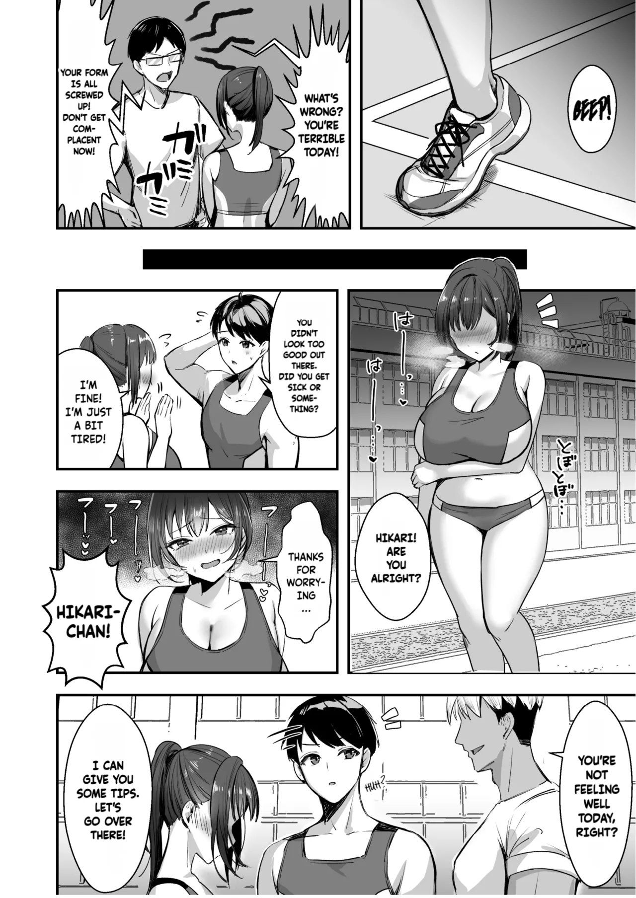 [Azarashi no Otoshimono (Marumai)]Bakunyuu na Rikujoubu no Kanojo, Senpai ni wa Sakaraemasen | The Track and Field Girl with the Huge Boobs Can't Disobey Her Senpai![English] [Decensored] Page 25