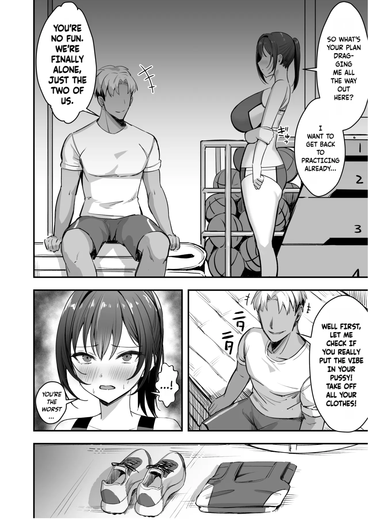 [Azarashi no Otoshimono (Marumai)]Bakunyuu na Rikujoubu no Kanojo, Senpai ni wa Sakaraemasen | The Track and Field Girl with the Huge Boobs Can't Disobey Her Senpai![English] [Decensored] Page 27