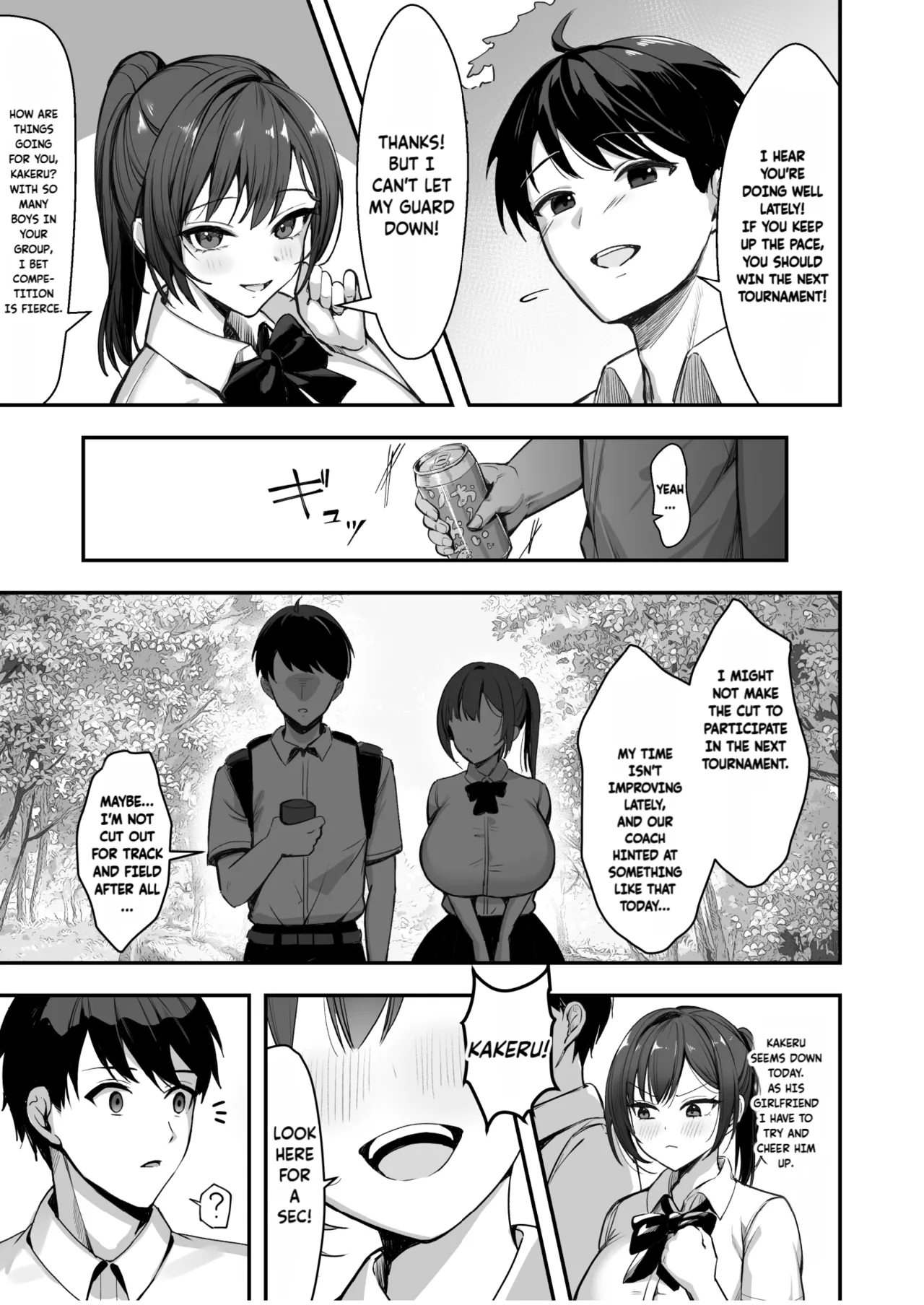 [Azarashi no Otoshimono (Marumai)]Bakunyuu na Rikujoubu no Kanojo, Senpai ni wa Sakaraemasen | The Track and Field Girl with the Huge Boobs Can't Disobey Her Senpai![English] [Decensored] Page 6