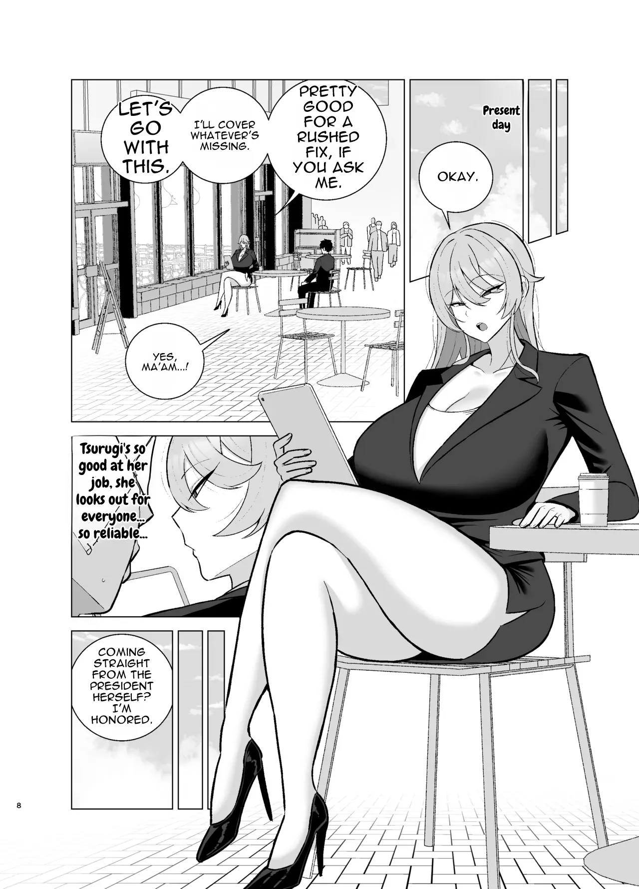 [Tokkuni Tokku (Shamidou Maichimonji)]Itsumo Miken ni Shiwa o Yosete Iru Seikaku no Kitsui Babaa Senpai (29) wa You to Dosukebe Chijo ni Naru Page 7
