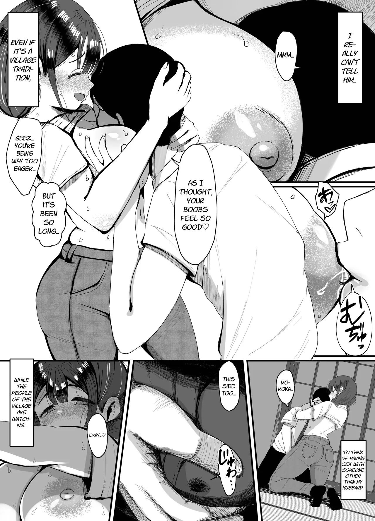 [JUNNkdou (JUNN)]Nagasareyasui Hitozuma (32) ga Inshuu Mura de Miko ni Matsuriagerare Chinpo Ochi Suru Hanashi 3 | A Married Woman (32) Is Chosen as a Sacred Maiden in a Remote Village Part 3[English] [Link-Link] Page 4