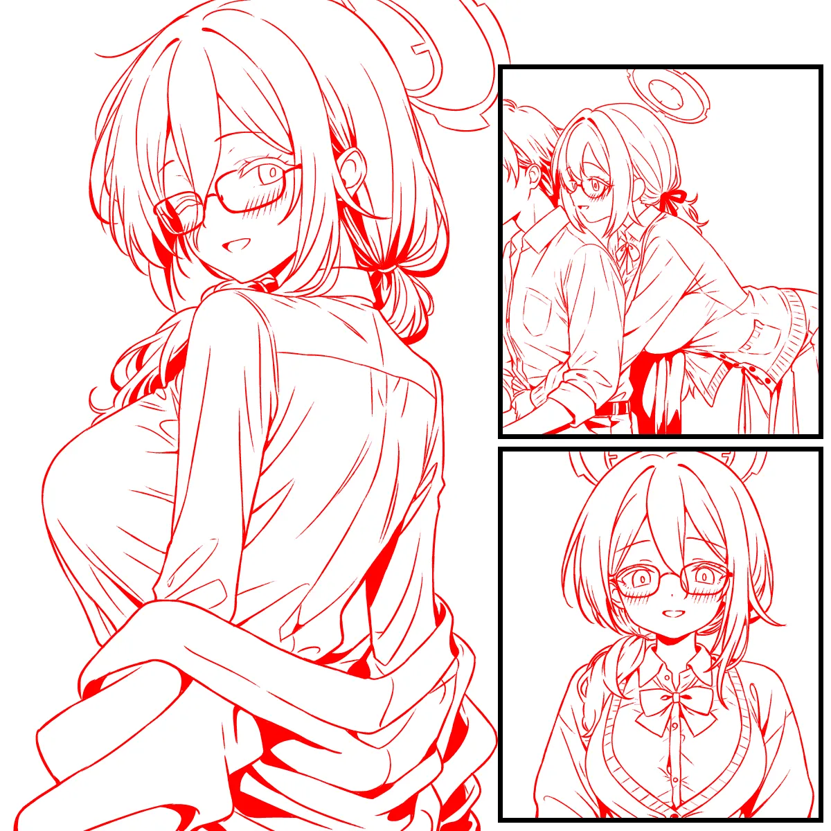 [Tokibito]Kyori no Chijimekata o Tamesu Akane Seifuku(Blue Archive) Page 3
