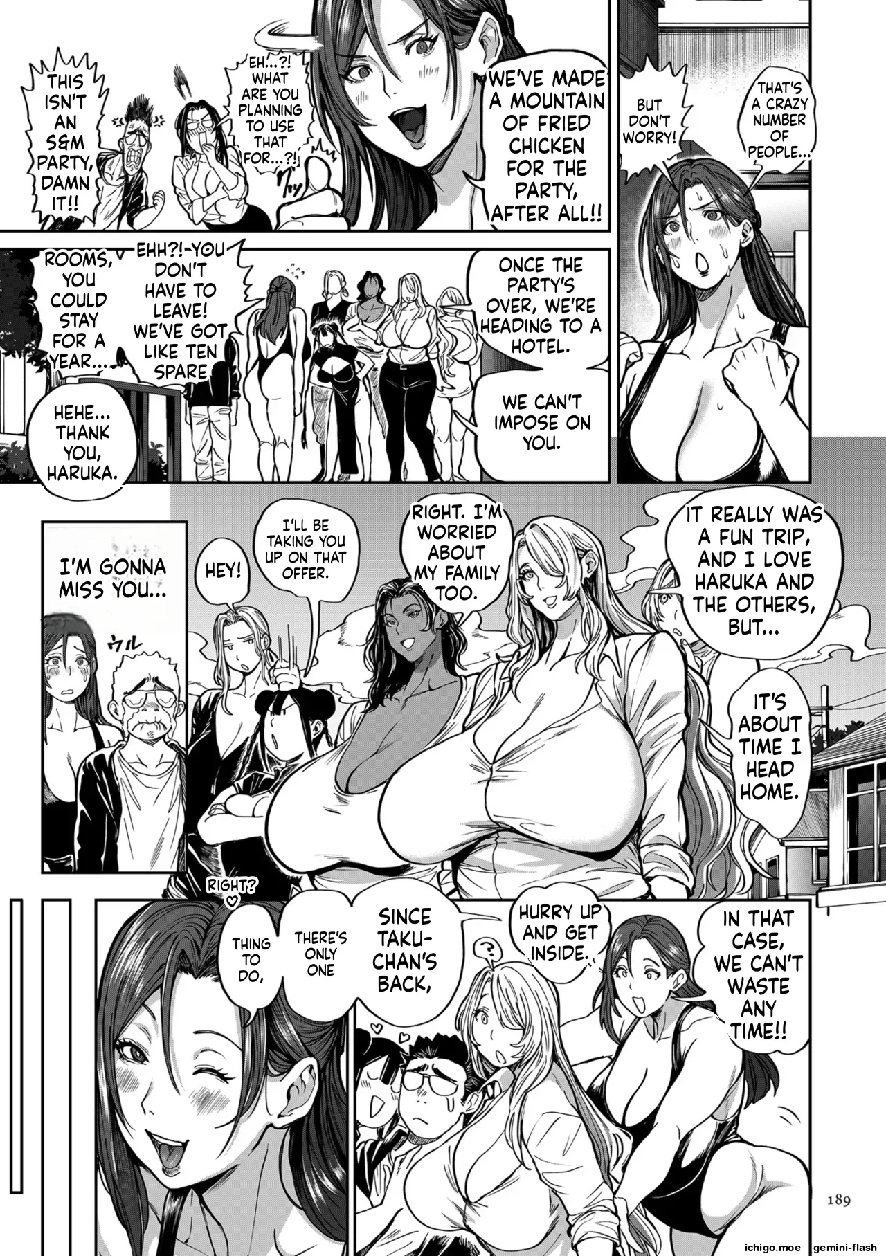 [Announ]Shunkashuutou Harem Tengoku - Sekai OPPAI Tour | FOUR SEASONS HAREM HEAVEN[English] [Digital] Page 189