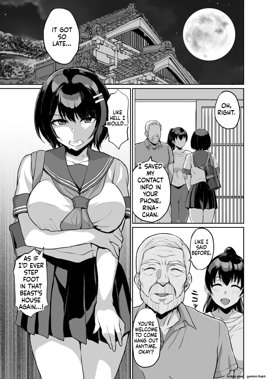 [Uyuu]Moto Papakatsu Aite to no Himitsu no SEX ~Gifu Kara no Teishuku Shiken~(9) [English] [MTL] Page 3