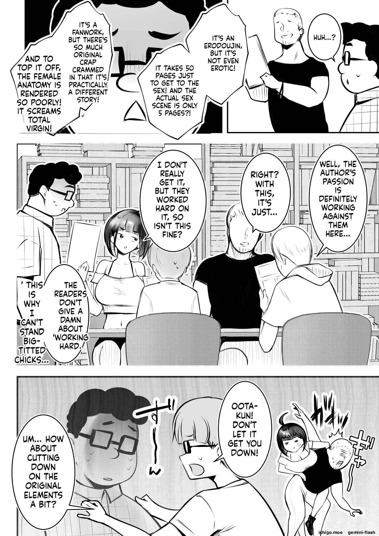 [Akireru Shoujo (Akire)]Hosoi-kun no Kanojo, Netorase OK datte yo 2[English] [MTL] Page 10