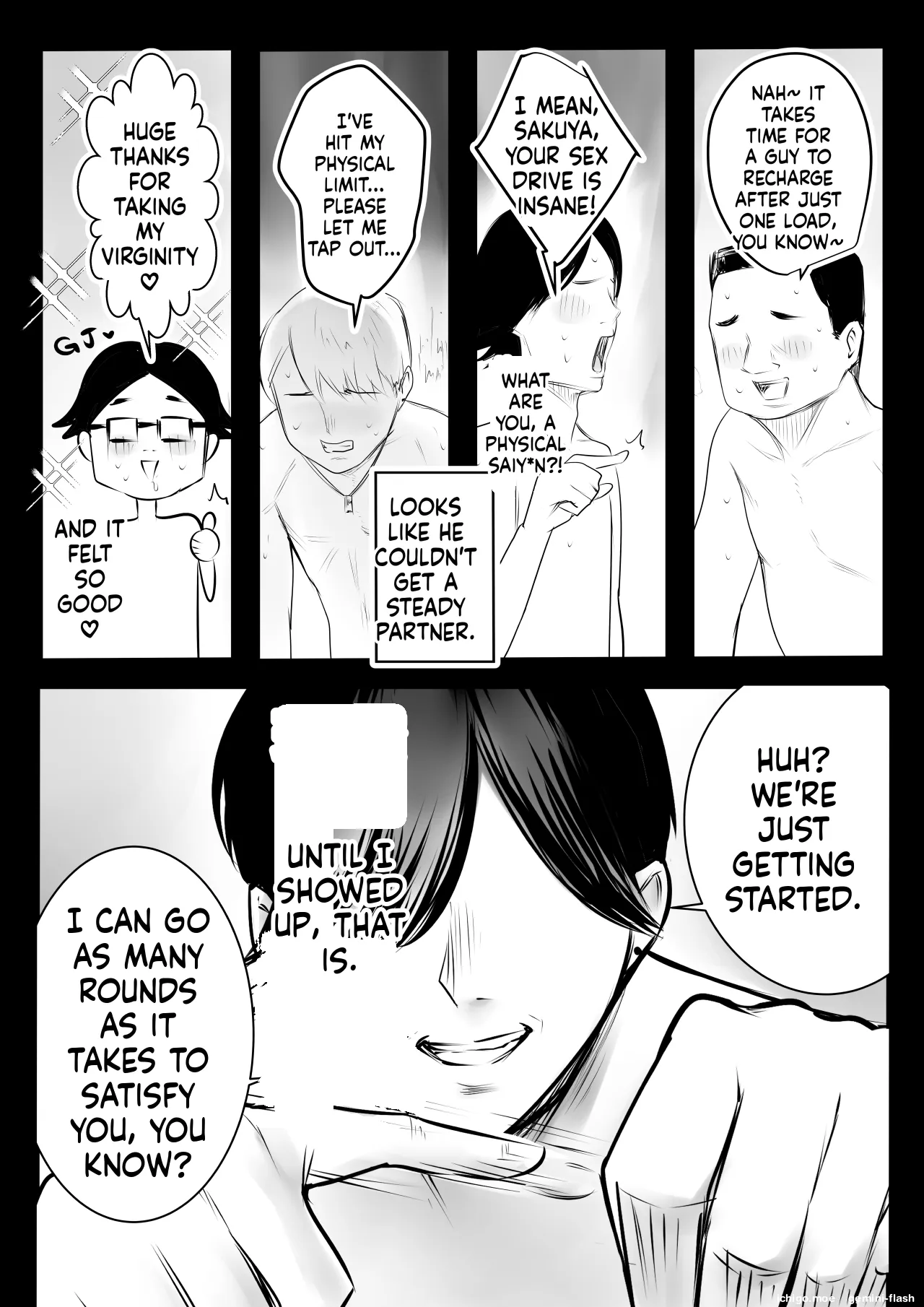 [Akireru Shoujo (Akire)]Hosoi-kun no Kanojo, Netorase OK datte yo 3[English] Page 14