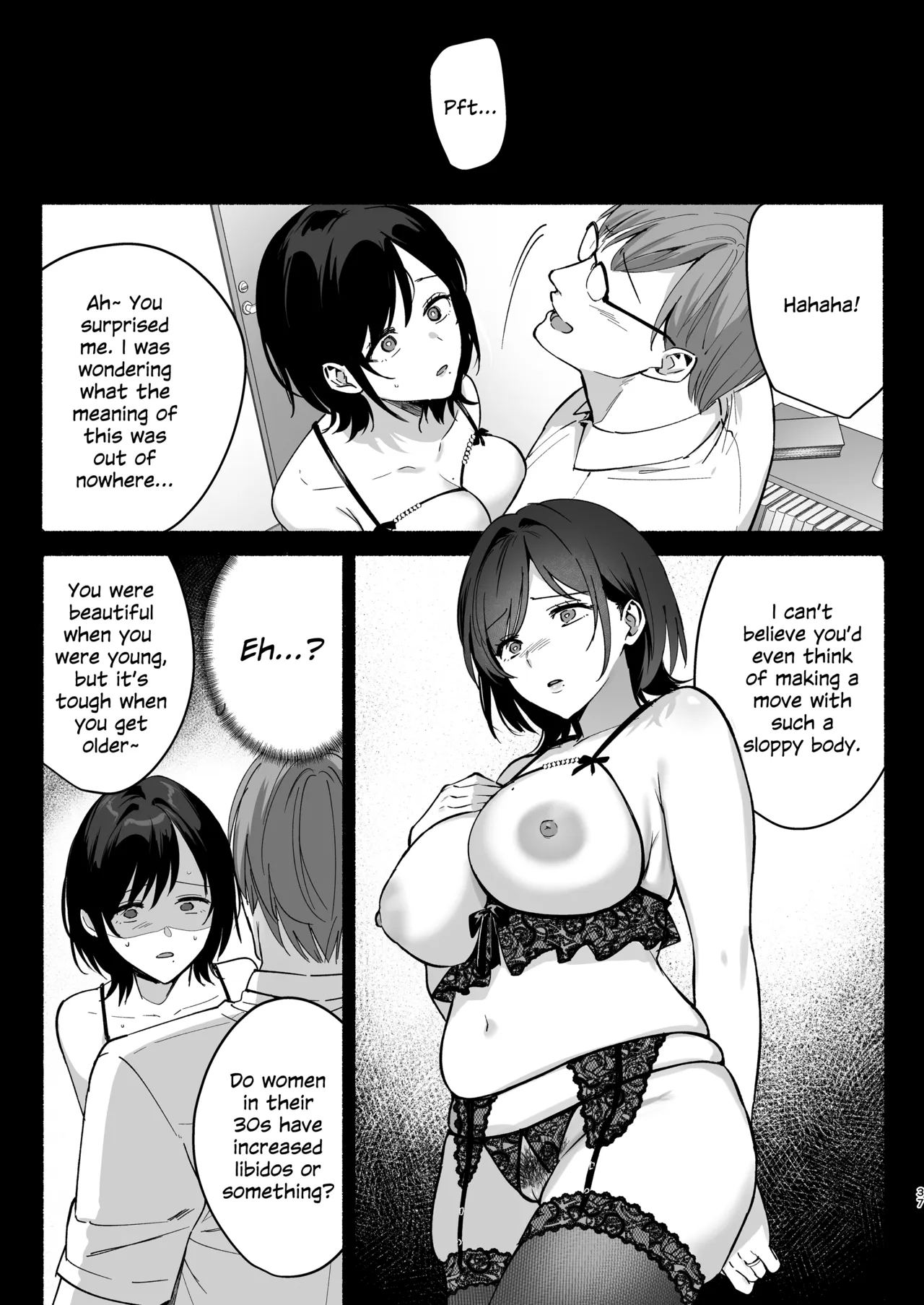 [AMAM (Ame Arare)]Mesu no Ie III ~Oyako wa Midare Aisareru~[English] [SDTLs] [Decensored] [Digital] Page 36