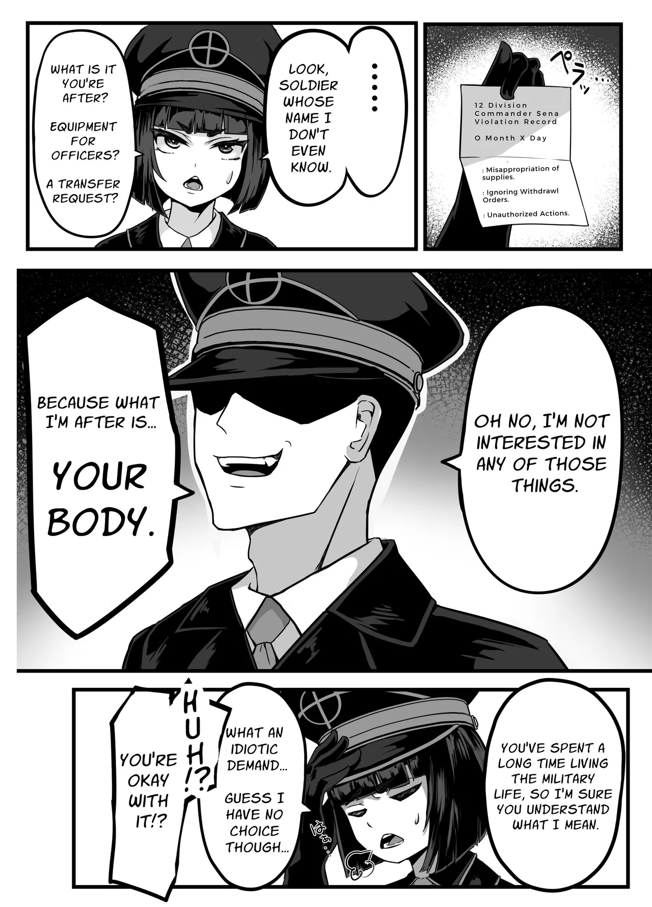 [Sushiya 961 (Osushi 961)]Toshishita no Joukan no Yowami ni Tsukekonde Kairaku Ochi Saseru Hon | Taking Advantage of a Superior Officer's Weakness to Pleasure Corrupt Her[English] [Mr. Frog Translations] [Digital] Page 6