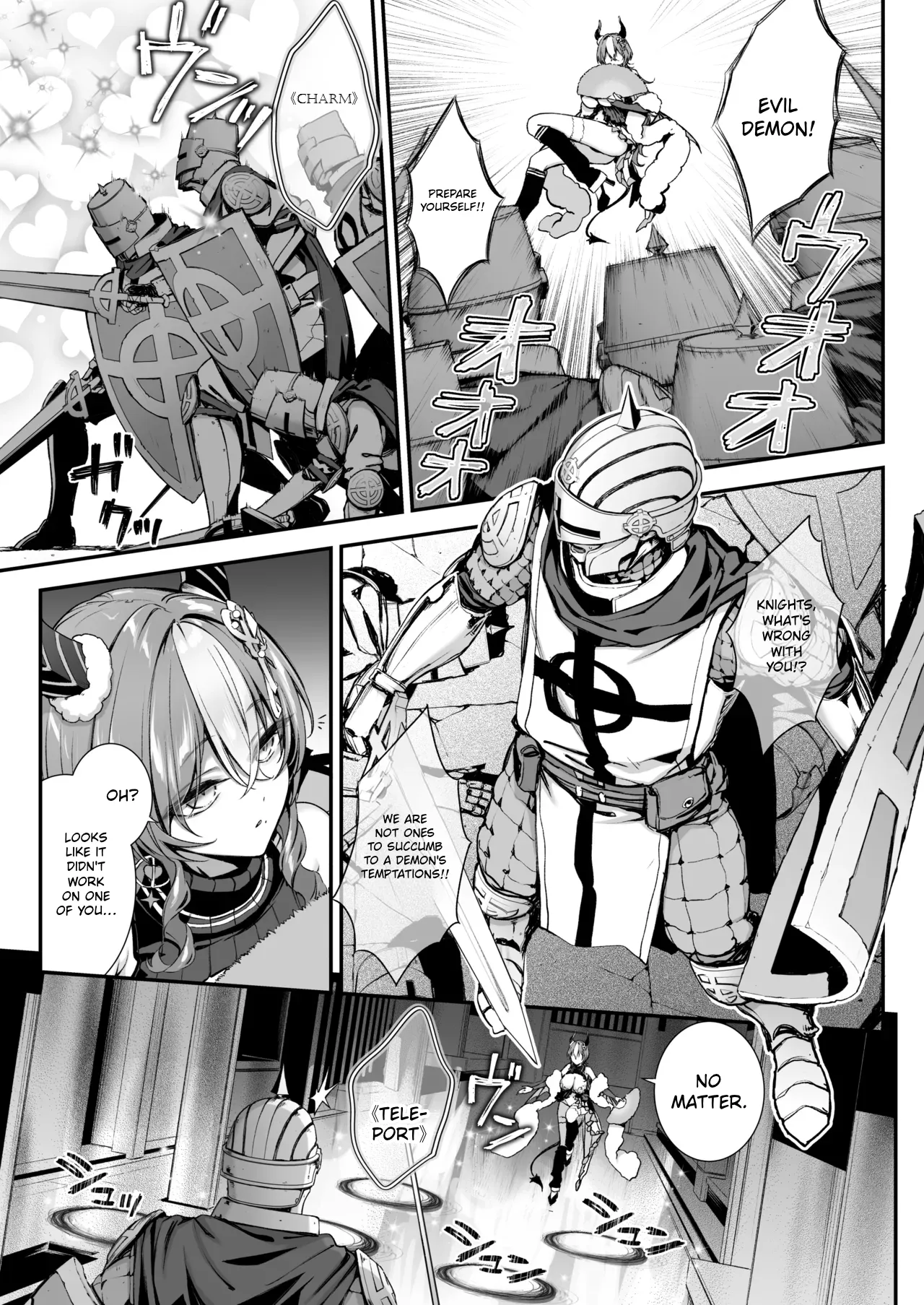 [Ichinose Land]Maoujou no Succubus 2 ~VS. Seikishi~ | The Demon King's Succubusses 2 〜VS. Holy Knight〜[English] [Tokutei TL] [Digital] Page 4