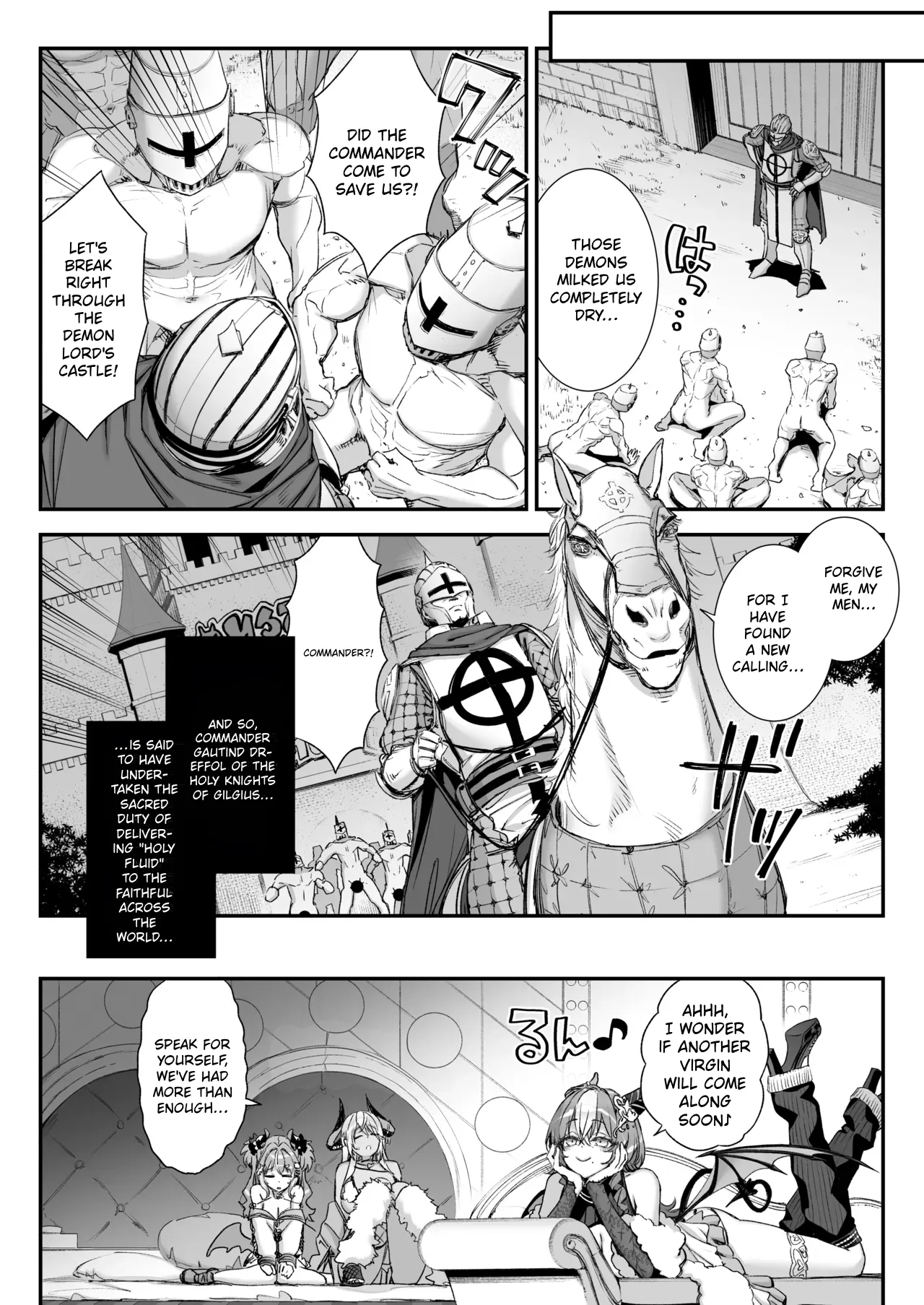 [Ichinose Land]Maoujou no Succubus 2 ~VS. Seikishi~ | The Demon King's Succubusses 2 〜VS. Holy Knight〜[English] [Tokutei TL] [Digital] Page 41