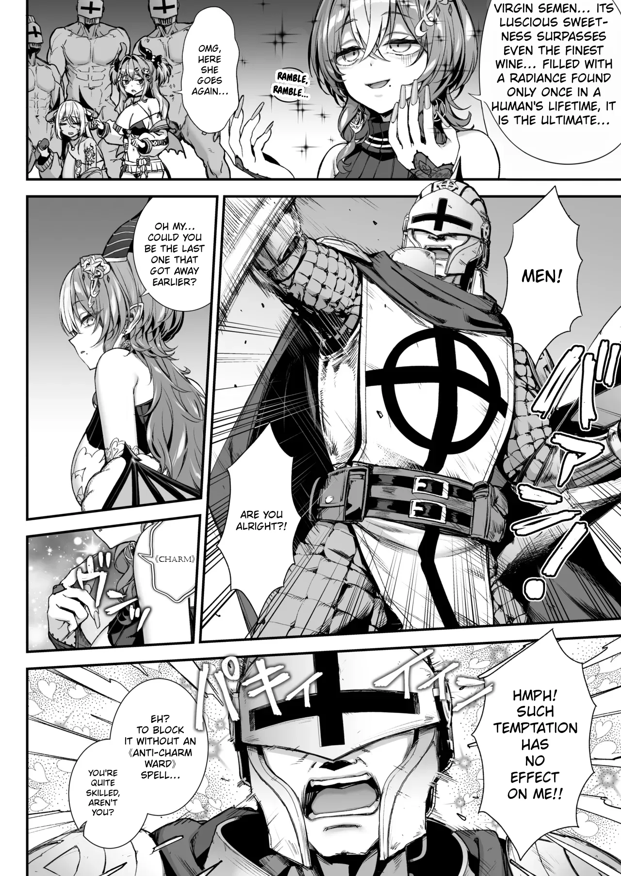 [Ichinose Land]Maoujou no Succubus 2 ~VS. Seikishi~ | The Demon King's Succubusses 2 〜VS. Holy Knight〜[English] [Tokutei TL] [Digital] Page 7