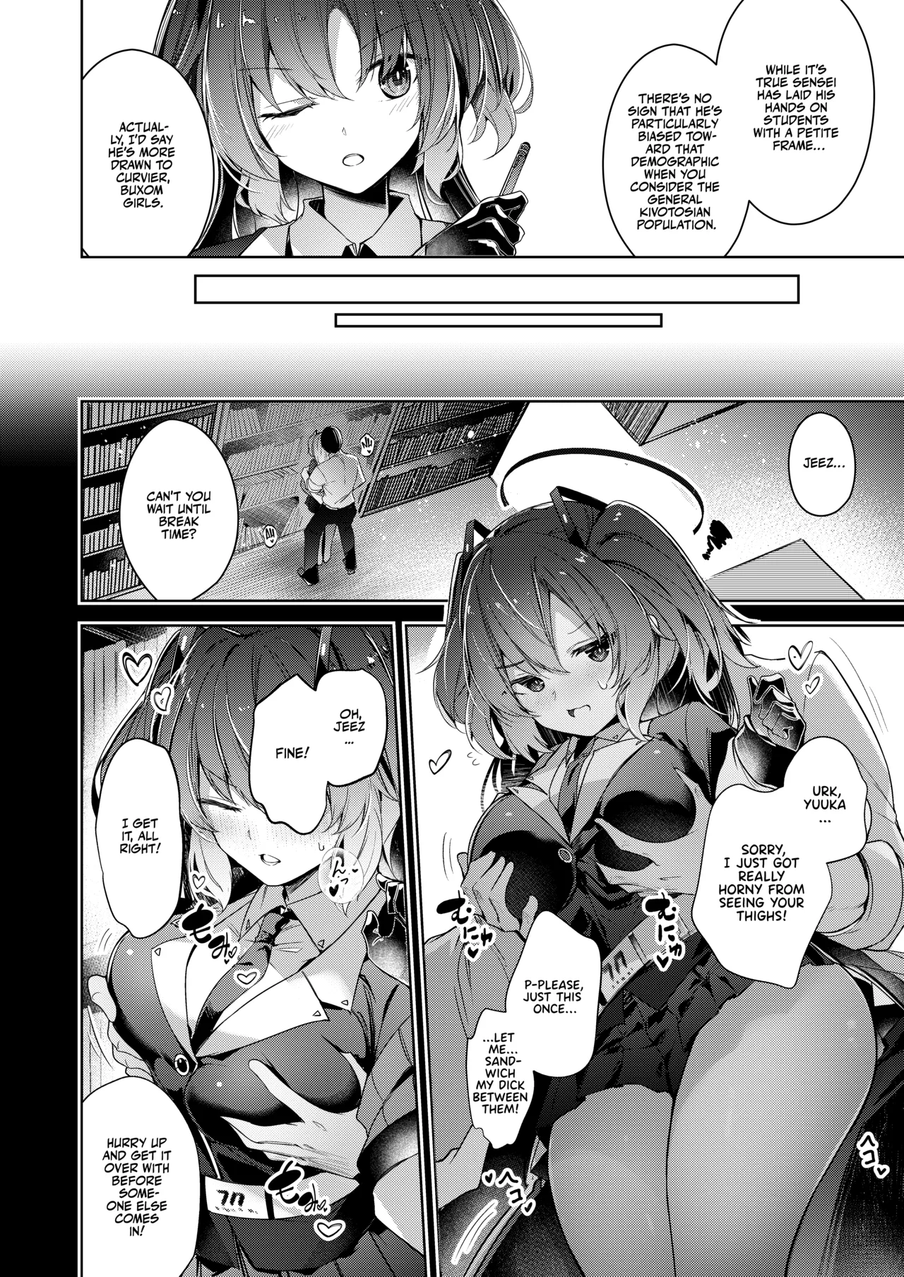 [Midorineko (Midori)]Watashi ga Ichiban Sensei o Sasaete Irun desu kedo????? | I'm Your Number One Student, Right?????(Blue Archive) [English] [Team Rabu2] [Digital] Page 12