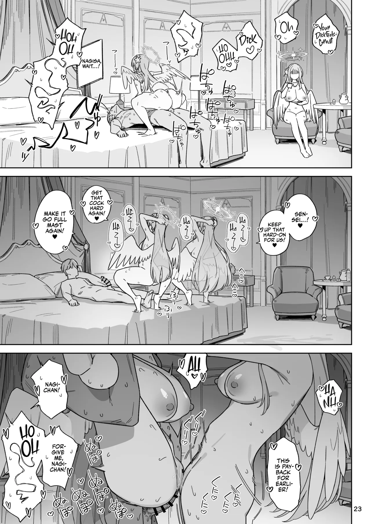 [Enokiya (eno)]Kiyoku Seikototeki na Kyouryokukankei - A Purely Sexual Partnership(Blue Archive) [English] [Team Rabu2] [Digital] Page 22
