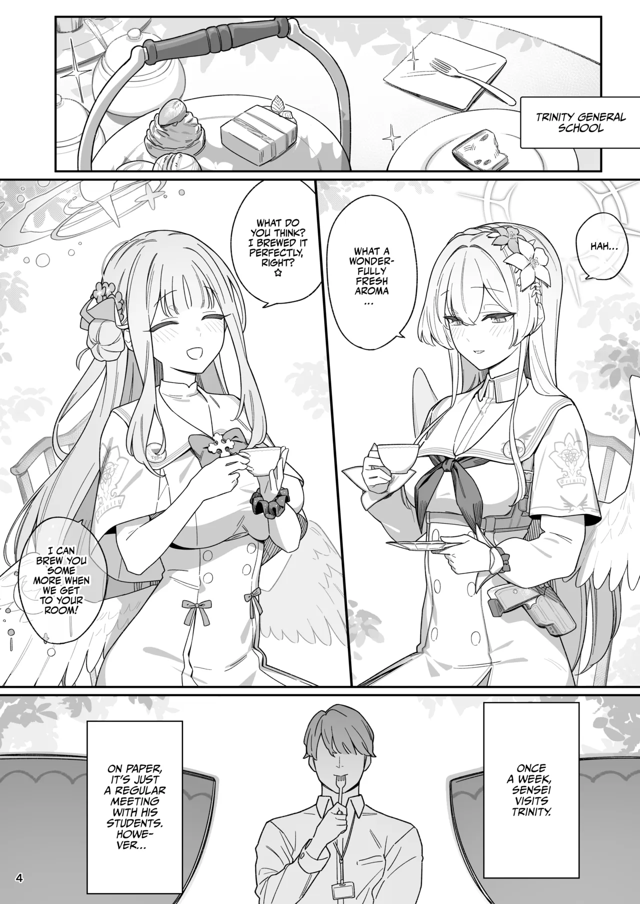 [Enokiya (eno)]Kiyoku Seikototeki na Kyouryokukankei - A Purely Sexual Partnership(Blue Archive) [English] [Team Rabu2] [Digital] Page 3