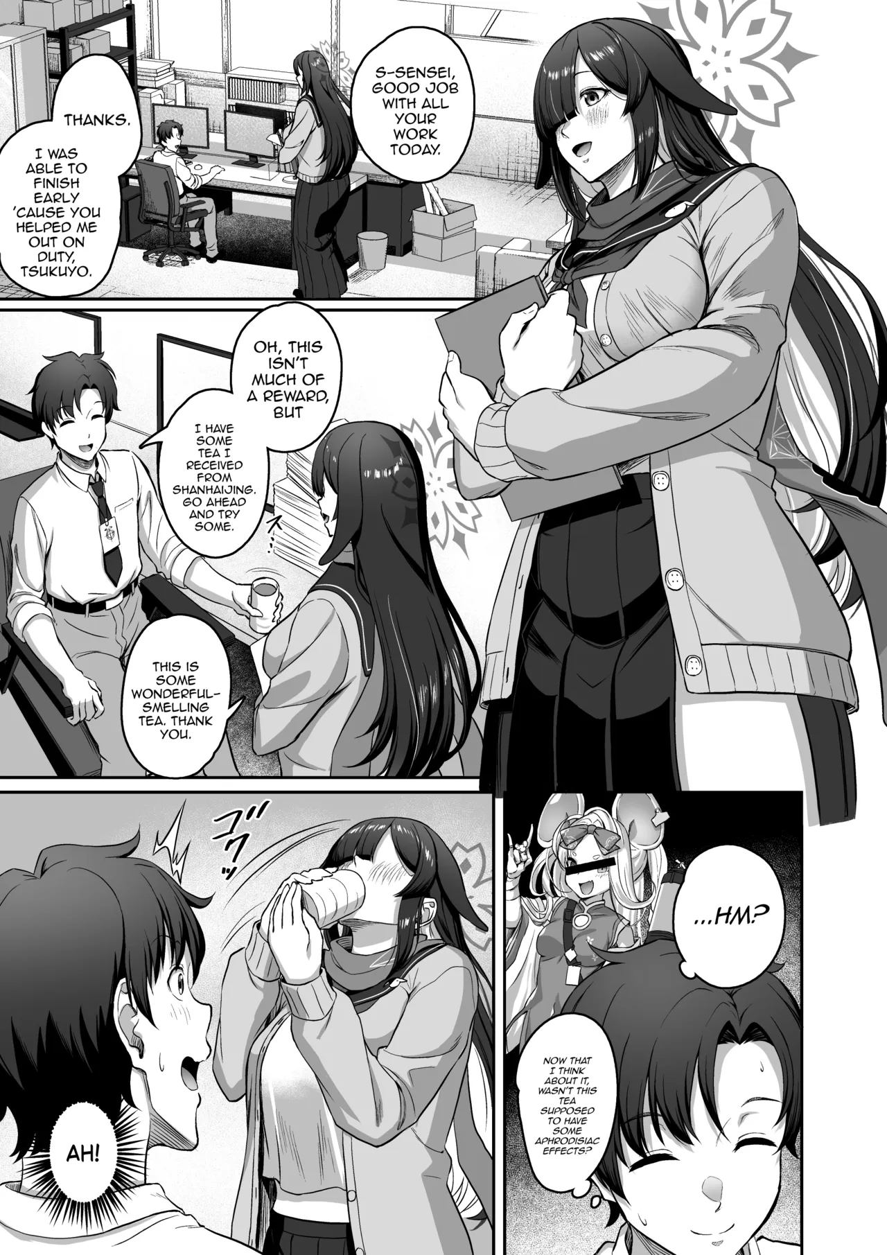 [CAISSON (Yukimura Yukio)]Tsukuyo-ryuu Ninpo Shinchousa Sakusei Jutsu(Blue Archive) [English] [mysterymeat3] [Digital] Page 2