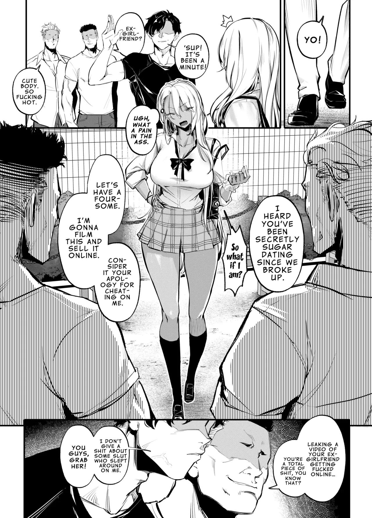 [Onkyu]Namaiki JK ga Wakaraserareru Hon 3.0 | Putting a Cheeky Gyaru in Her Place 3.0[English] [LKK•Scans] [Digital] Page 10