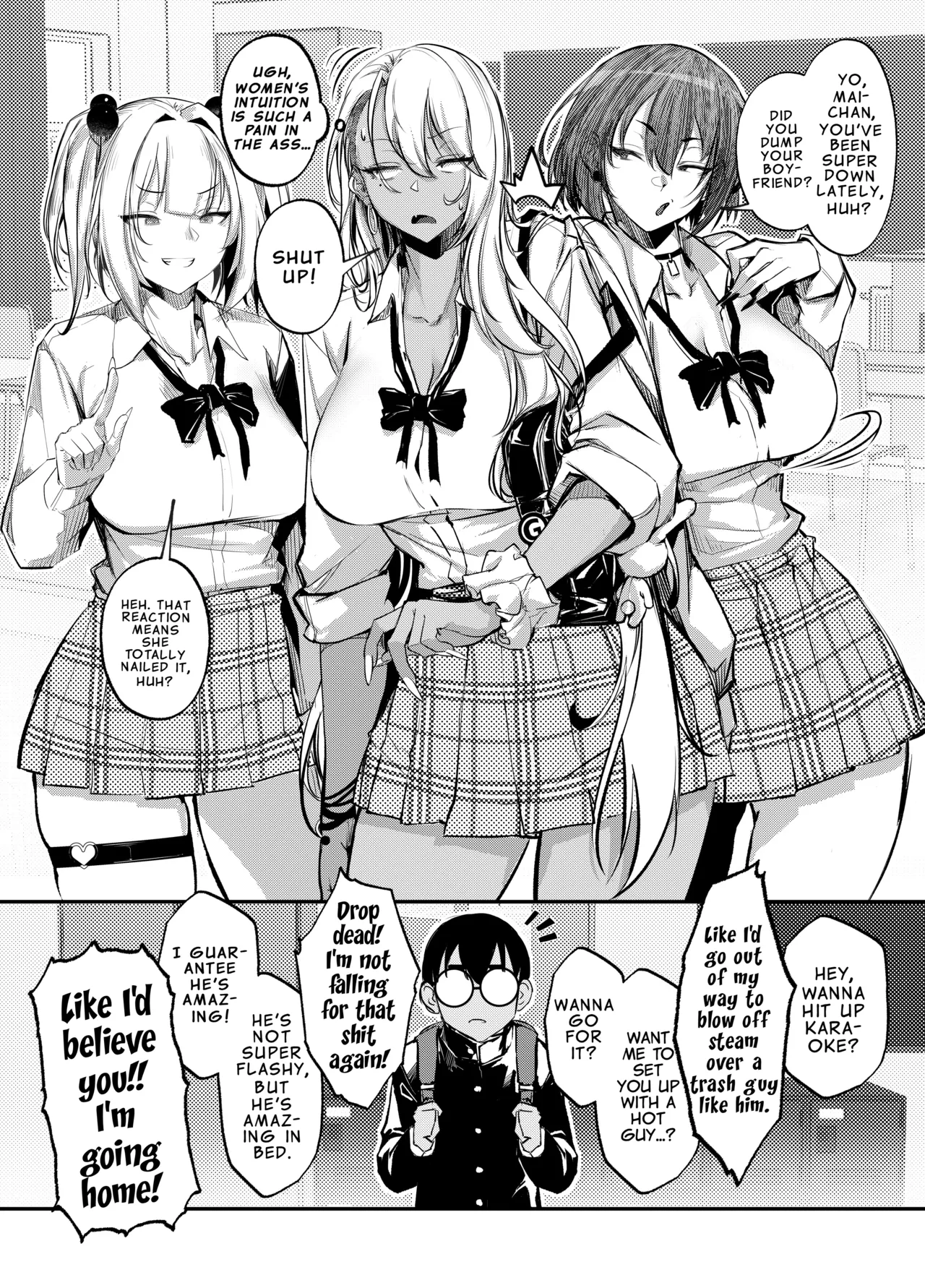 [Onkyu]Namaiki JK ga Wakaraserareru Hon 3.0 | Putting a Cheeky Gyaru in Her Place 3.0[English] [LKK•Scans] [Digital] Page 8