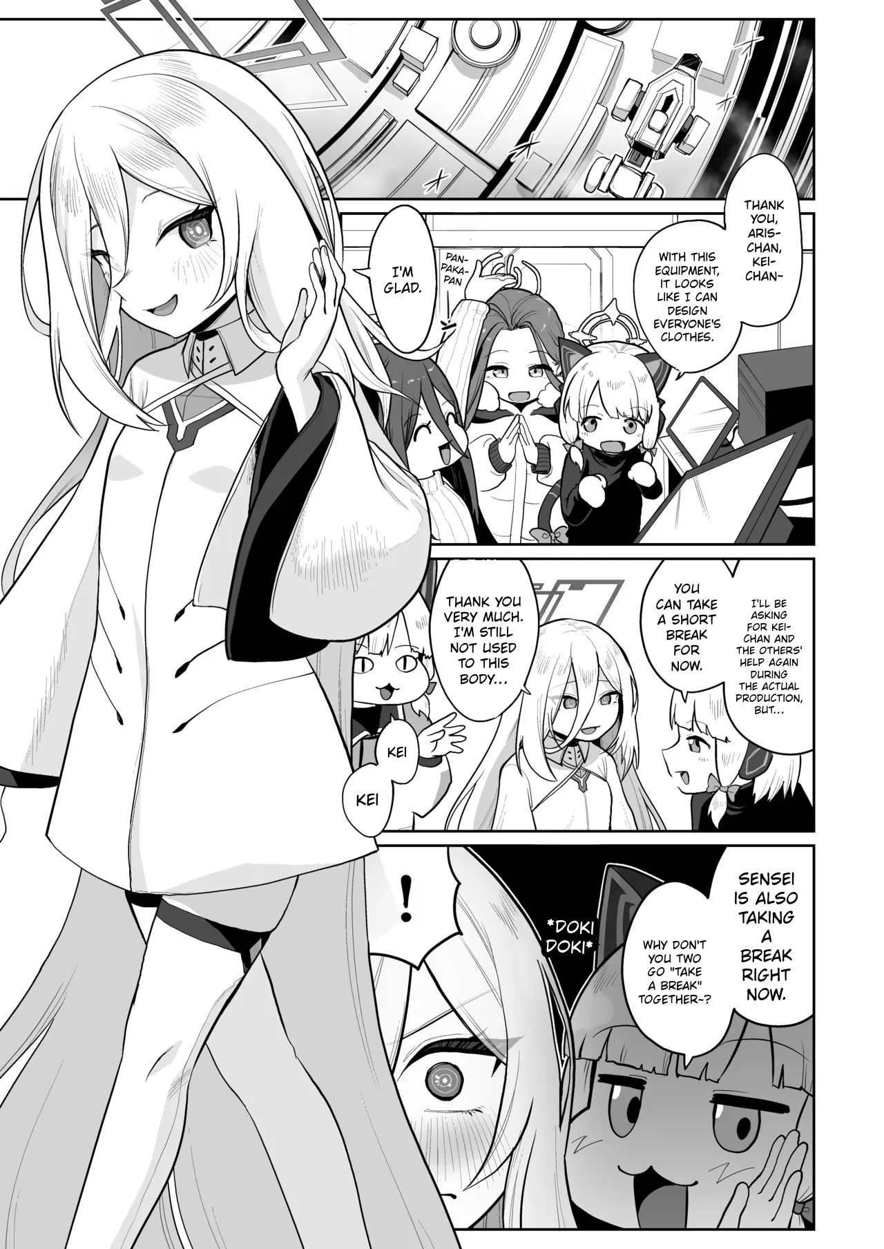 [Owakari Itadaketa darou ka (Umiyamasoze)]Nani ga Kekkanhin da! Saikou Darou ga!! | Defective? She's absolutely perfect!!(Kei-chan, Zenbu Suki) (Blue Archive) [English] [Kei Kei Scans]  [Digital] Page 2