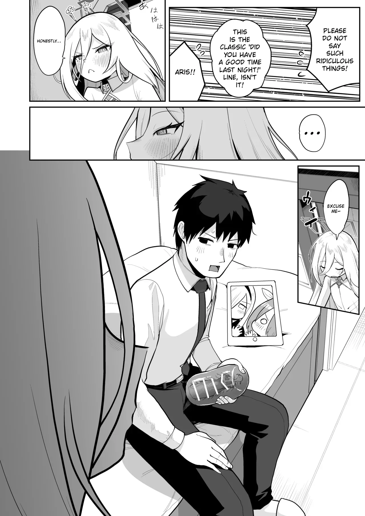 [Owakari Itadaketa darou ka (Umiyamasoze)]Nani ga Kekkanhin da! Saikou Darou ga!! | Defective? She's absolutely perfect!!(Kei-chan, Zenbu Suki) (Blue Archive) [English] [Kei Kei Scans]  [Digital] Page 3