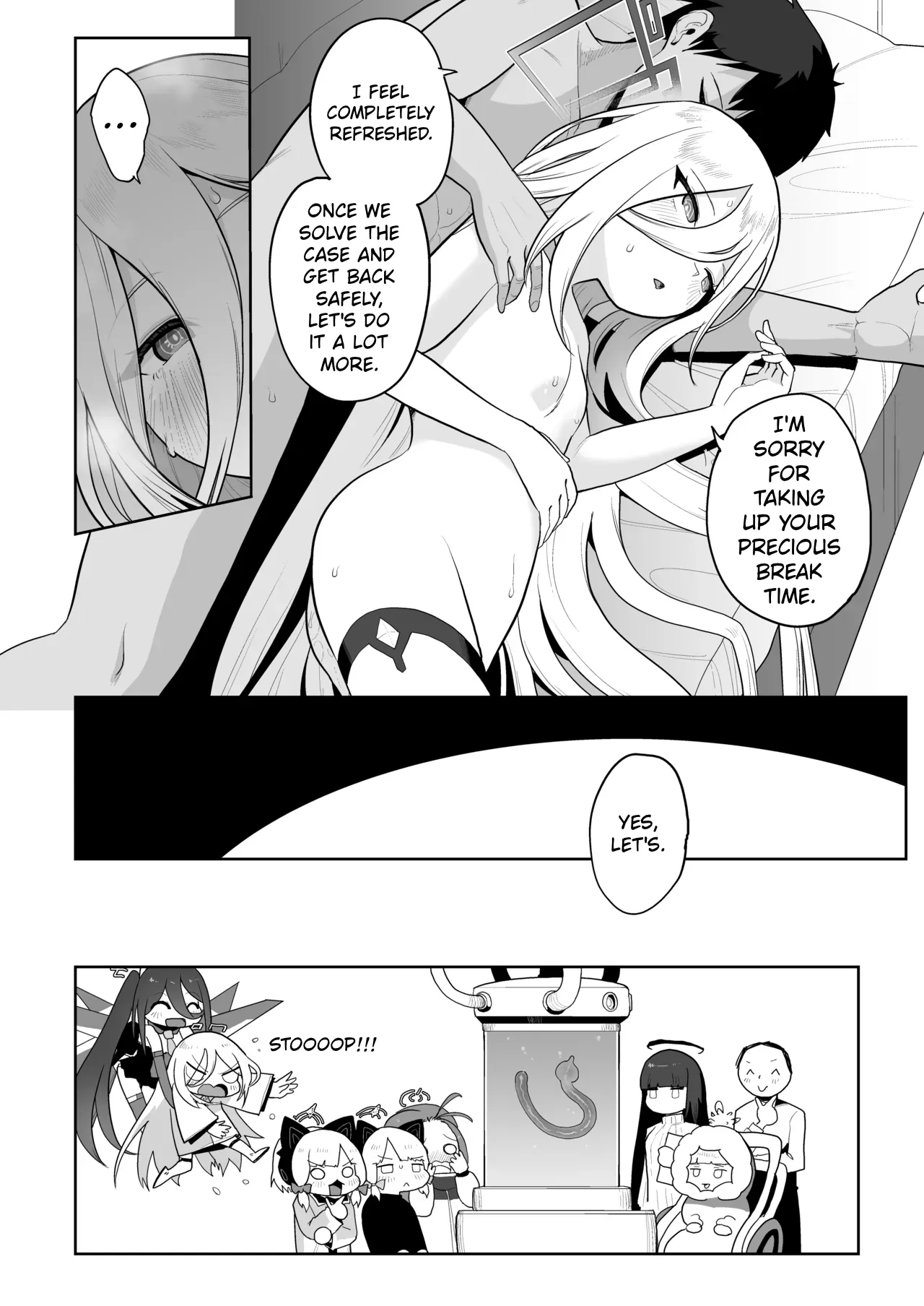 [Owakari Itadaketa darou ka (Umiyamasoze)]Nani ga Kekkanhin da! Saikou Darou ga!! | Defective? She's absolutely perfect!!(Kei-chan, Zenbu Suki) (Blue Archive) [English] [Kei Kei Scans]  [Digital] Page 35