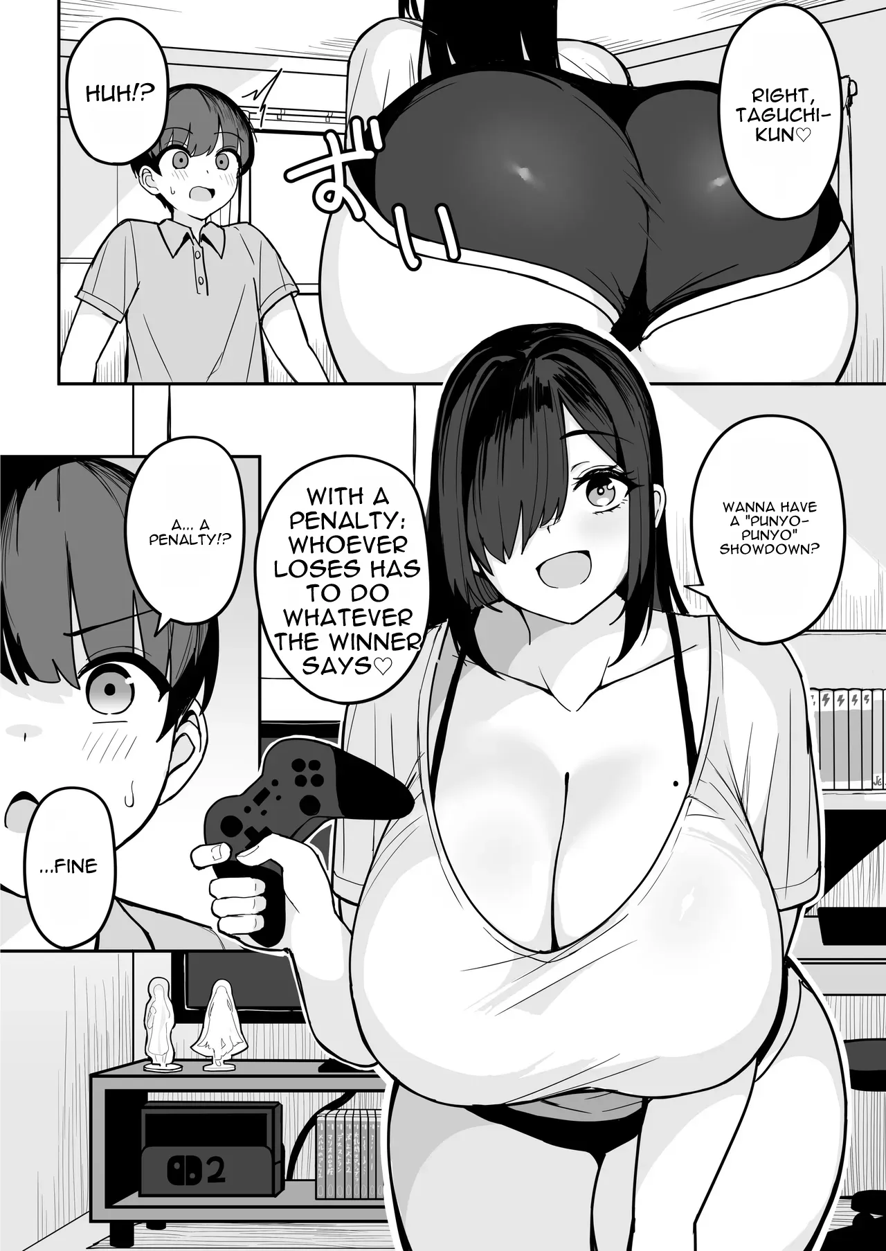 [Fuzuii Undou (Fuzui)]Bakunyuu InCha Doukyuusei ni Kokuhaku sareta node Tsukiattara Tondemonai Seiyoku Obake de Koukaishita Hanashi[English] Page 23