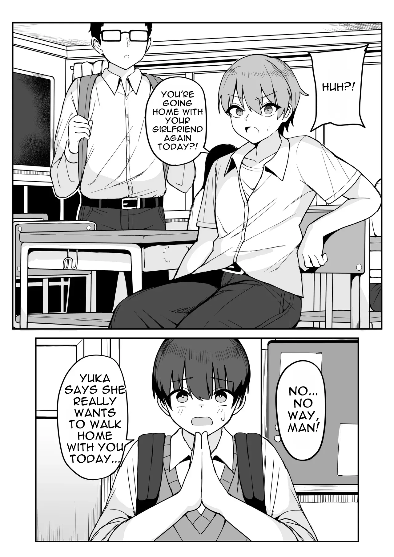 [Fuzuii Undou (Fuzui)]Bakunyuu InCha Doukyuusei ni Kokuhaku sareta node Tsukiattara Tondemonai Seiyoku Obake de Koukaishita Hanashi[English] Page 3