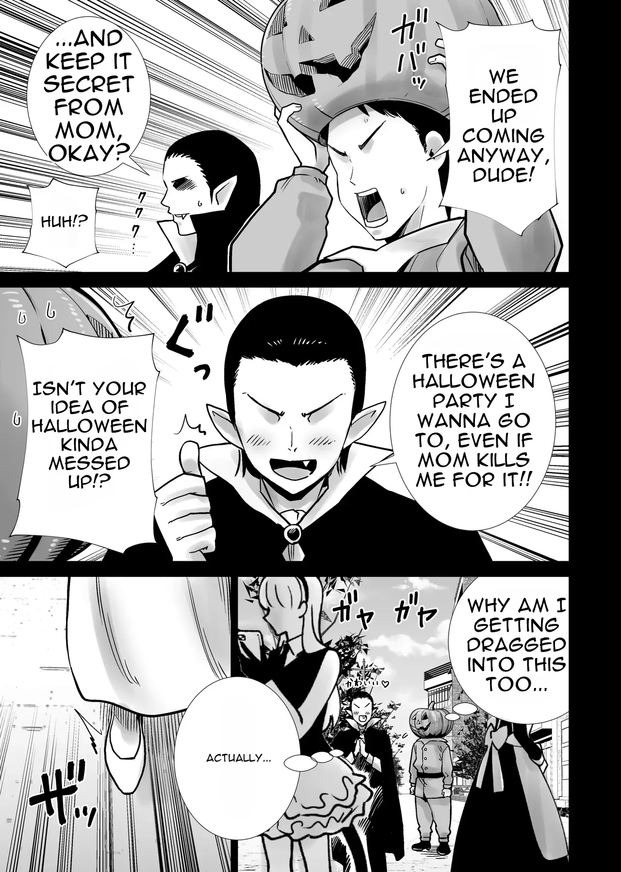 [RK-2]Tomodachi no Mama ga Boku no Dekachin de Ikimakutta Halloween[English] Page 5