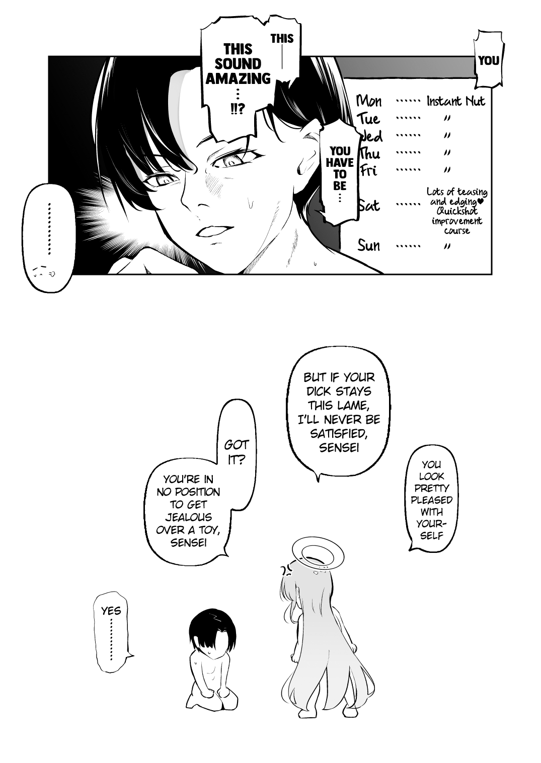 [Wafuerotei (Wafueroi)]Shinkon Eimi to Soku Nuki Doppyun Amaama Seiyoku Kanri Seikatsu | Newlywed Eimi and The Instant Cum Shot, The Lovey-Dovey Libido Control Sex Life(Blue Archive) [English] [Digital] Page 24