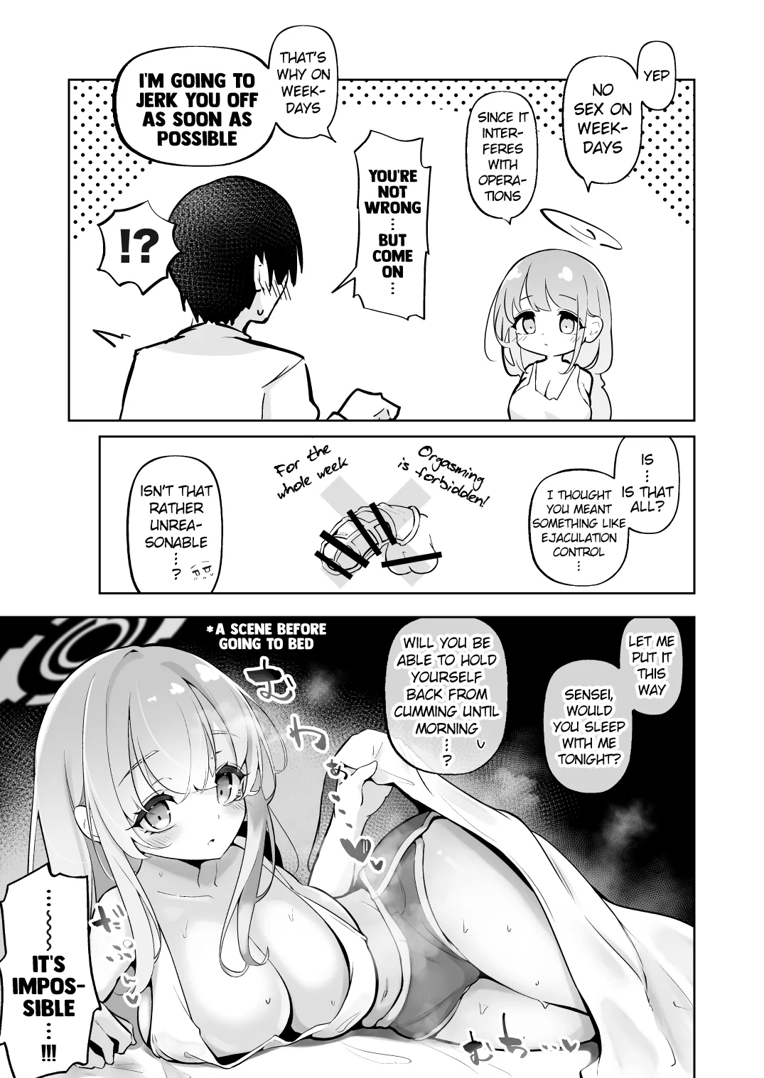 [Wafuerotei (Wafueroi)]Shinkon Eimi to Soku Nuki Doppyun Amaama Seiyoku Kanri Seikatsu | Newlywed Eimi and The Instant Cum Shot, The Lovey-Dovey Libido Control Sex Life(Blue Archive) [English] [Digital] Page 6