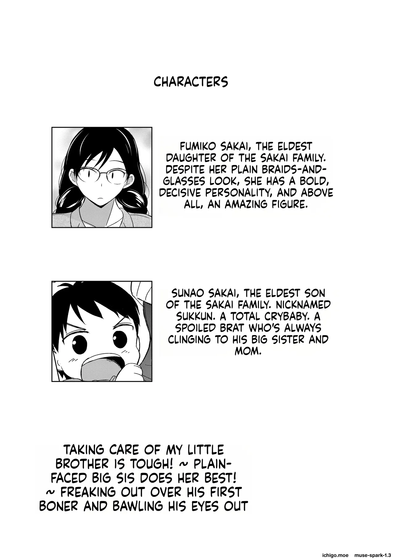 [Red boro (Aitoka Nantoka)]Jimi-gao Onee-chan Ganbaru! ~Hajimete no Bokki ni Odoroite Gyan Naki suru Otouto no Osewa wa Taihen!~ Page 3