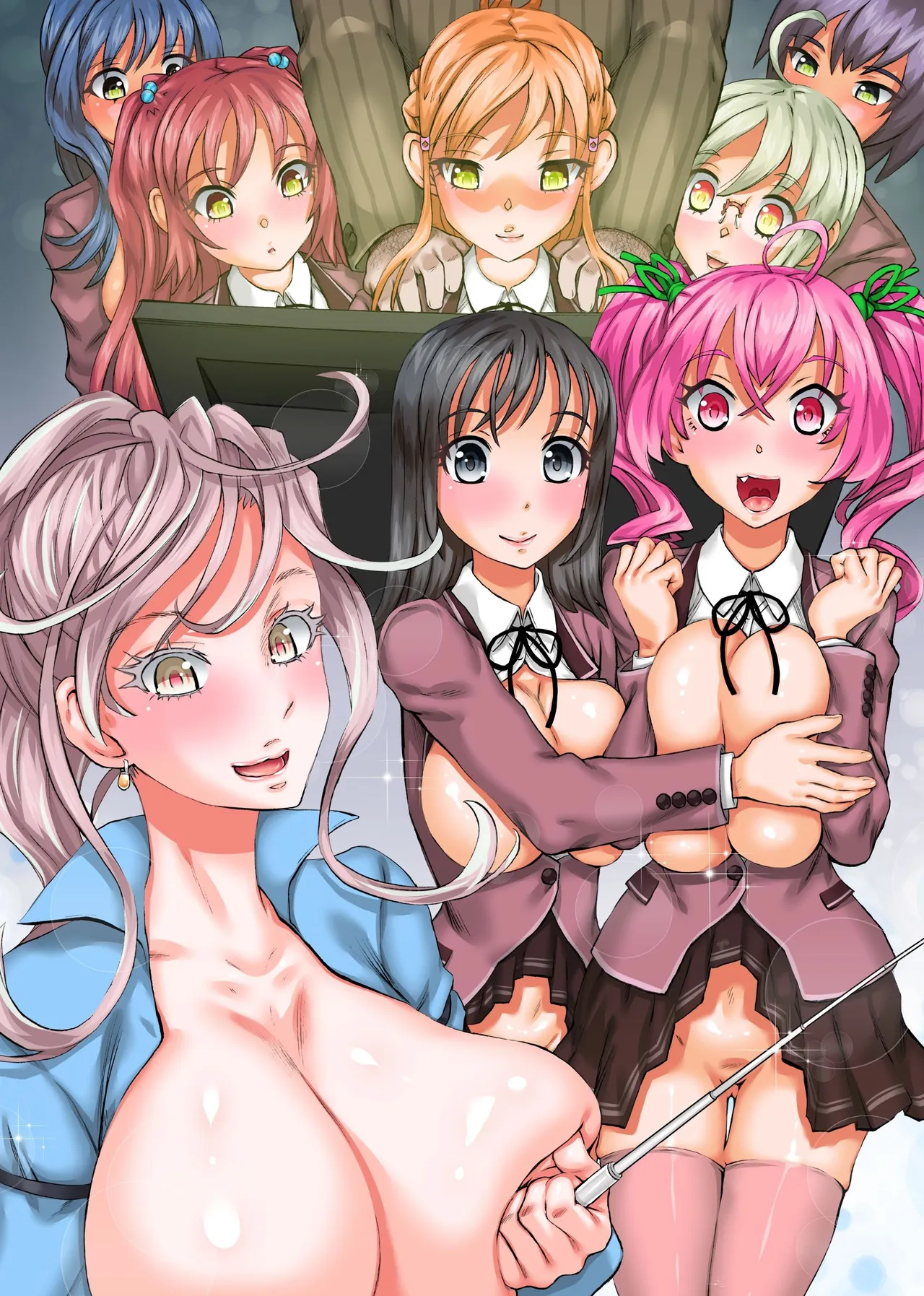 [NCP]Risei ga Houkai Shita Gakuen ~Vibe Chakuyou Suru no wa Atarimae, Seito mo Sensei mo Seikyouiku Jugyou, Minna de Sex Suru Rankou Gakuen~ Page 2