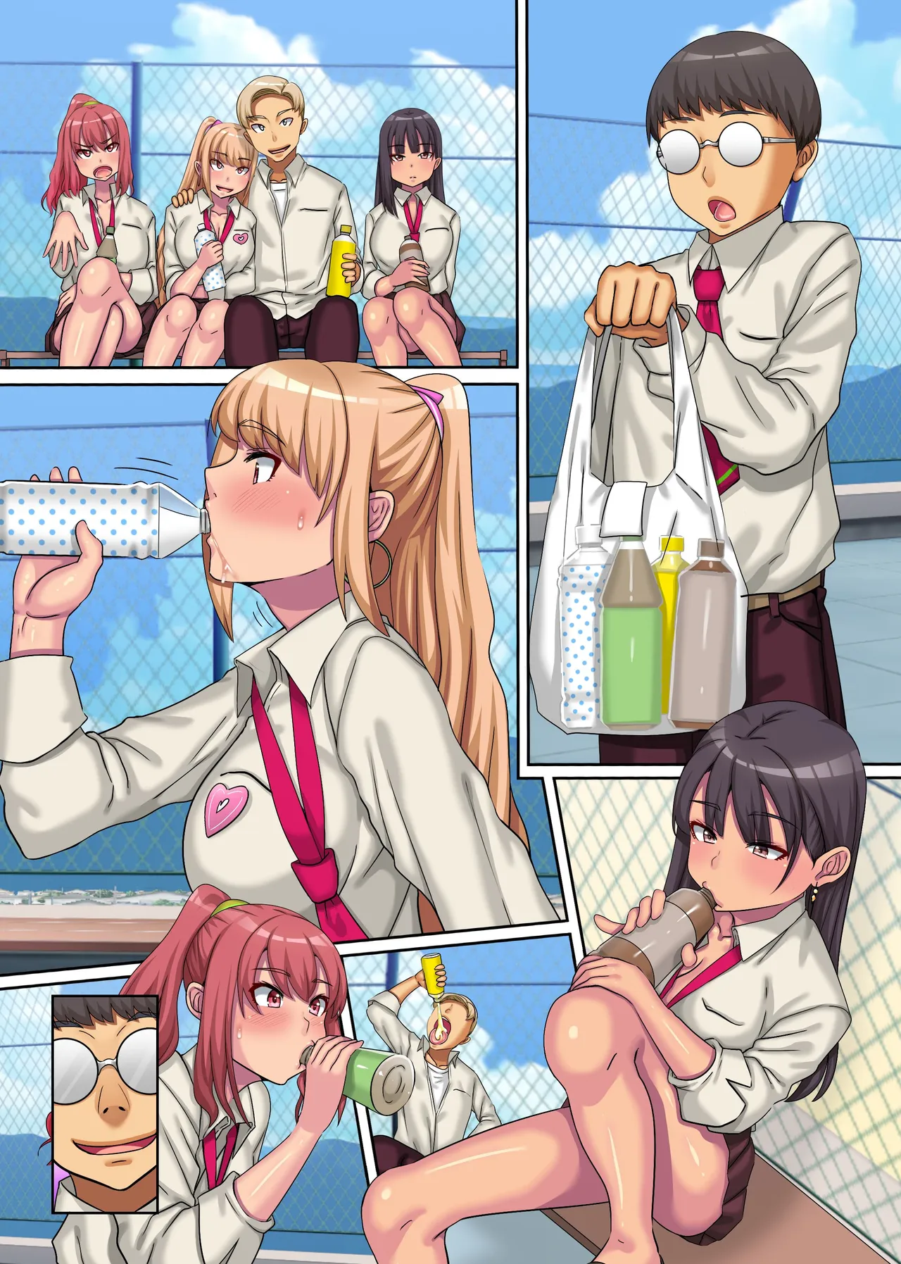 [NCP]Classmate no Kuso Gal-domo ni Yakuyou o Nomasete Juujun Mesubuta ni Shite Kareshi no Me no Mae de Netotte Yatta Doutei-kun no Hanashi Page 34
