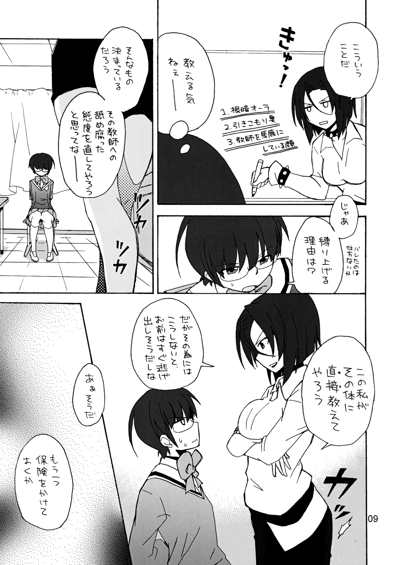 [Ponpon Honpo (Youji)]Josou Shita Keima ga Nikaidou Sensei ni Ashikoki Sarete Iku Hon(The World God Only Knows) Page 8
