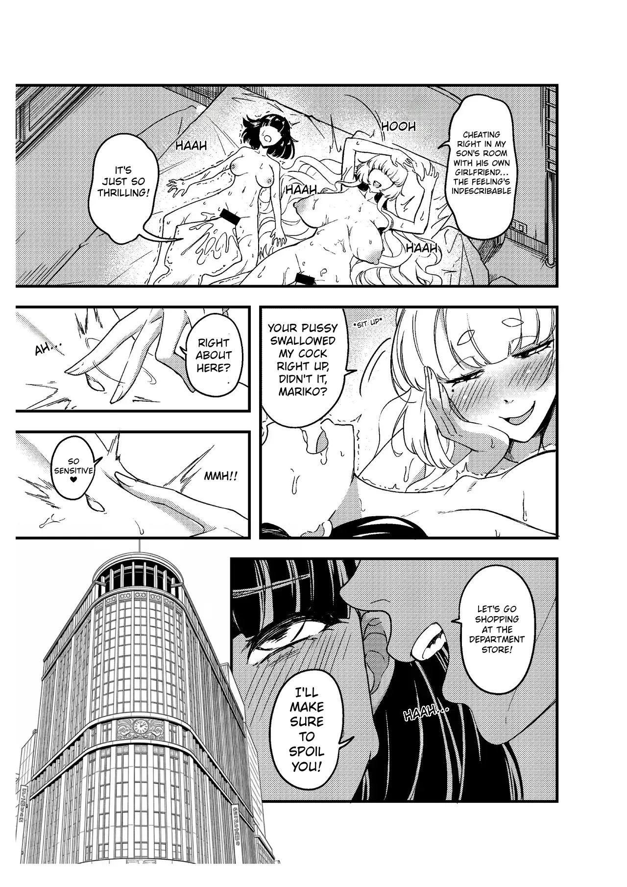 [Treefrog]That Time I Found Out my Boyfriend's American Mom Was Actually a Futa!! | Part 2 Page 7