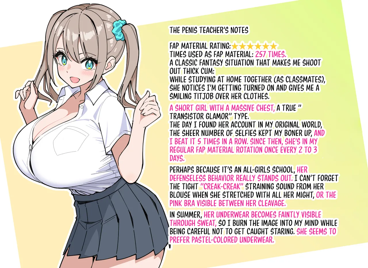 [Sakidesu]Chinpo ga Sonzai Shinai Heikou Sekai ni, Chinpo Burasagete Tensei Shita. | Reincarnated into a parallel world where penises don't exist, while dangling one myself[English] Page 6
